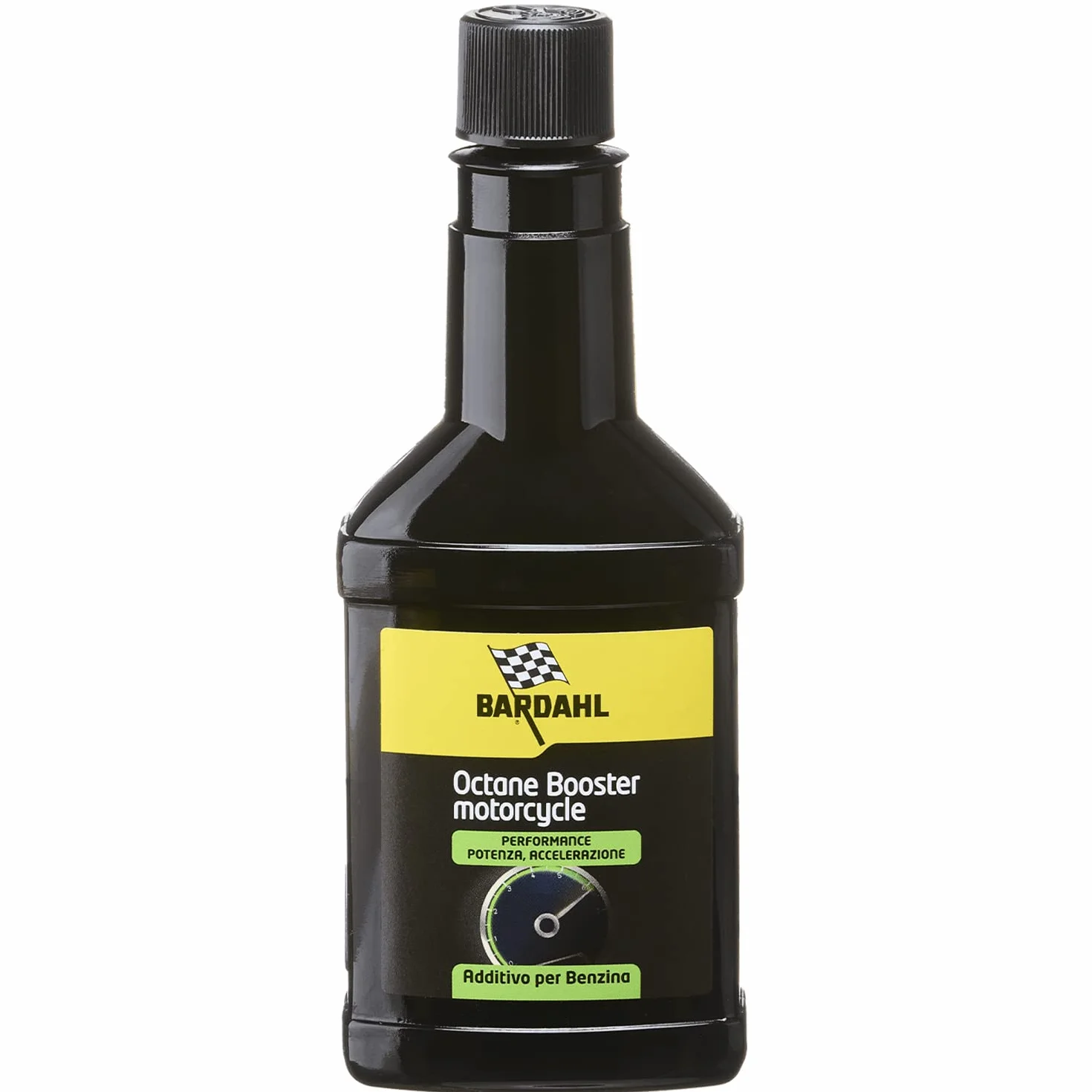 Bardahl - Octane Booster Moto - Additivo per Moto, Incrementa Il Numero di Ottani, Aumenta la Potenza del Motore, Combustione Controllata e Uniforme, 150 ml