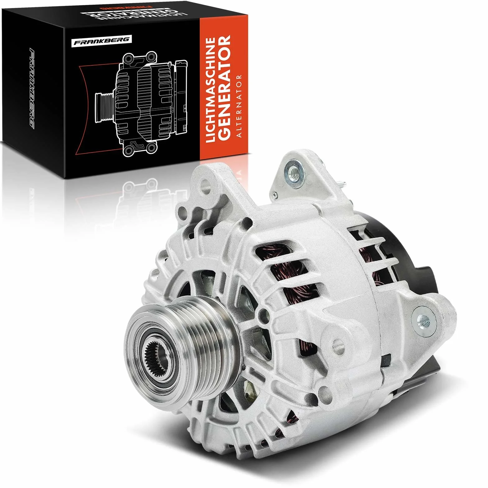 Frankberg Alternatore Generatore Compatibile con Polo 6C1 6R1 1.4L Polo 6C1 6R1 1.2L Golf VI 5K1 1.6L Golf VI Variante AJ5 1.6L T.o.u.r.a.n 1T3 2.0L Replace# 0986081160