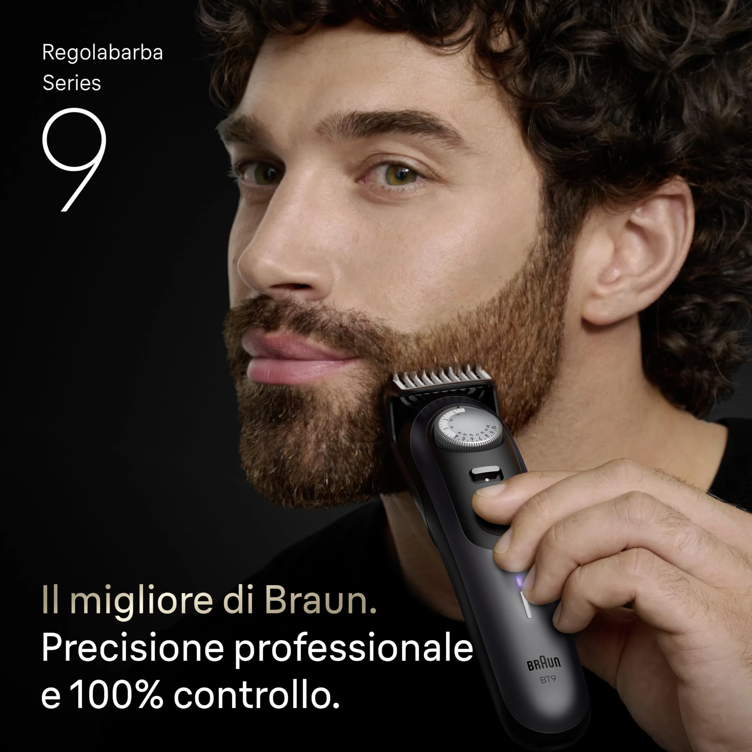 Braun Serie 9 Rasoio Elettrico Barba Impermeabile Bt9565 Titanio 180 Min
