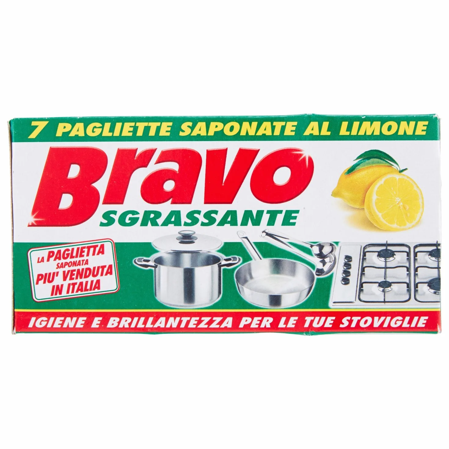 Pagliette Saponate Al Limone per Detergenti per la Cucina, 7 Pezzi