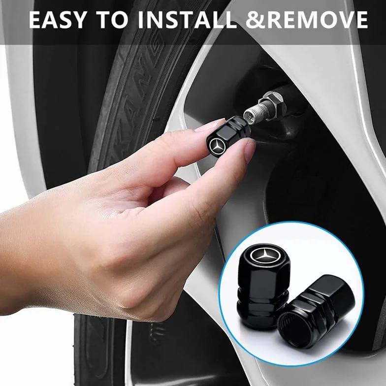 Tappi valvole pneumatici Mercedes Benz CESM CLK GLK GL AB AMG GLS GLE AMG Series, accessori auto