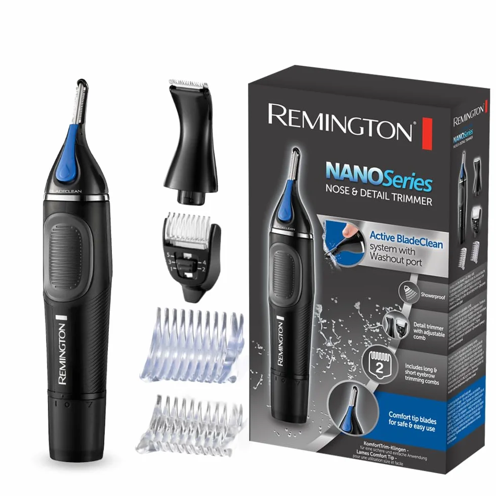 Remington NE3870 Taglia peli Naso Orecchie professionale, rifinitore Indolore 1-5 mm