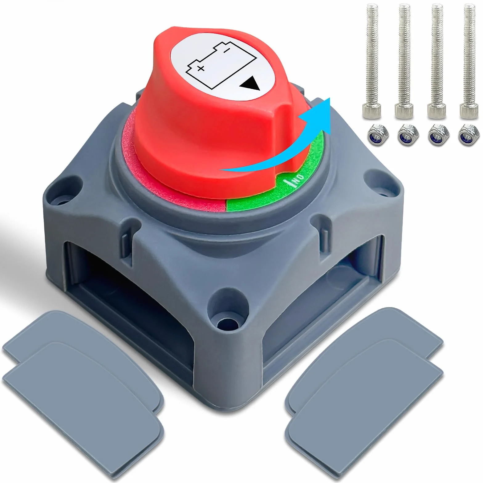 interruttore stacca batteria 12v-24v, staccabatteria interruttore di alimentazione, sezionatore batteria master disconnessione batteria, per auto, staccabatteria, per auto, veicoli, camion