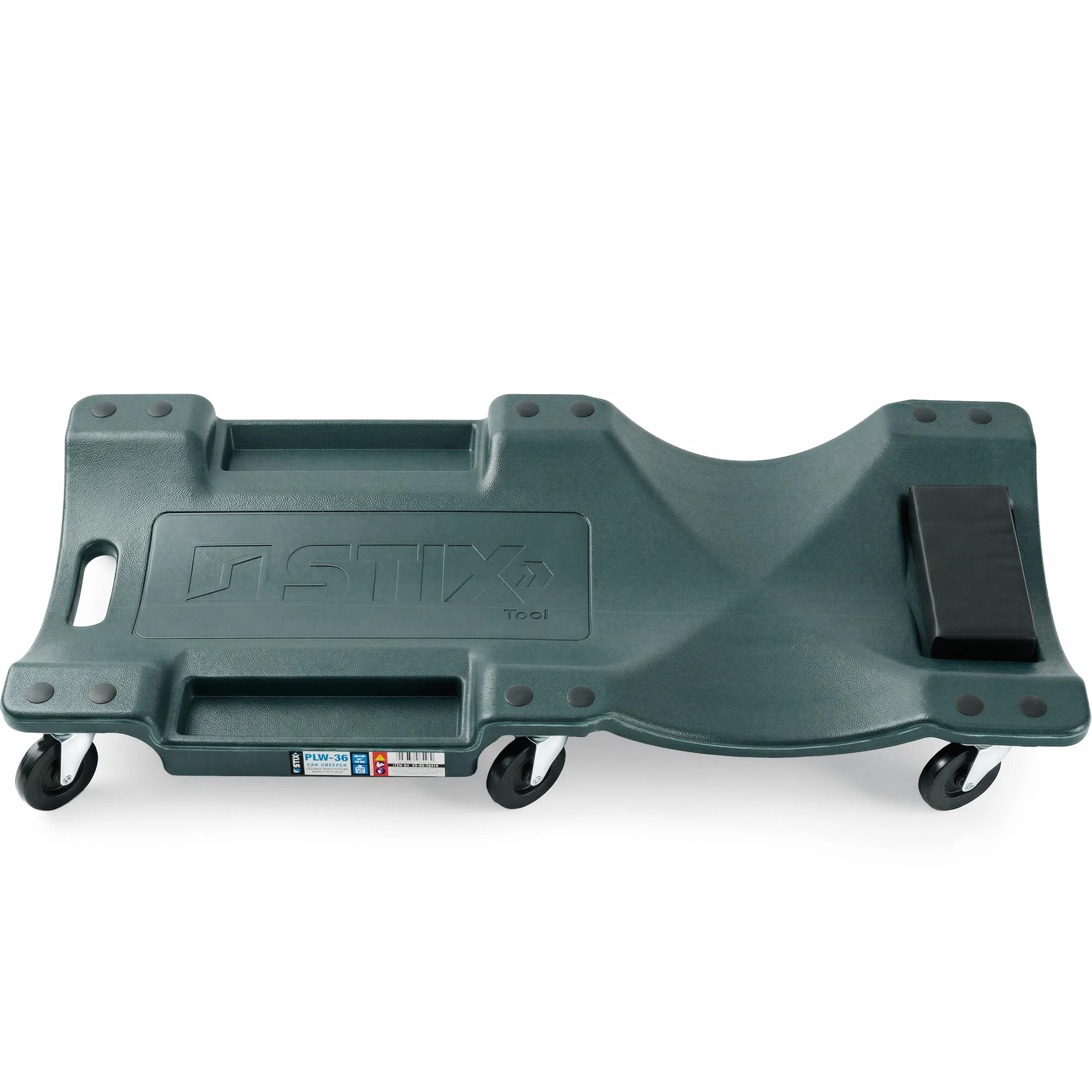 Stix Carrello a rotelle per auto da officina 91 cm 150 kg 6 ruote