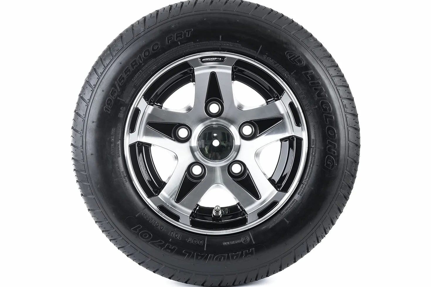 UNITRAILER Koło Pełne Wzmocnione 195/55 R10C 6Jx10 5x112 ET:-4 LINGLONG R701 750 kg