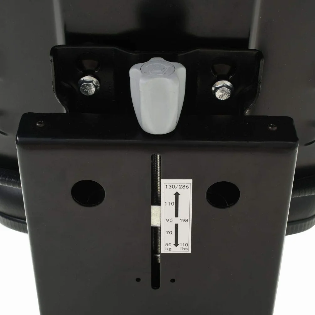 vidaXL Sedile per Trattore con Sospensione Nero Imbottito Regolabile Sedia