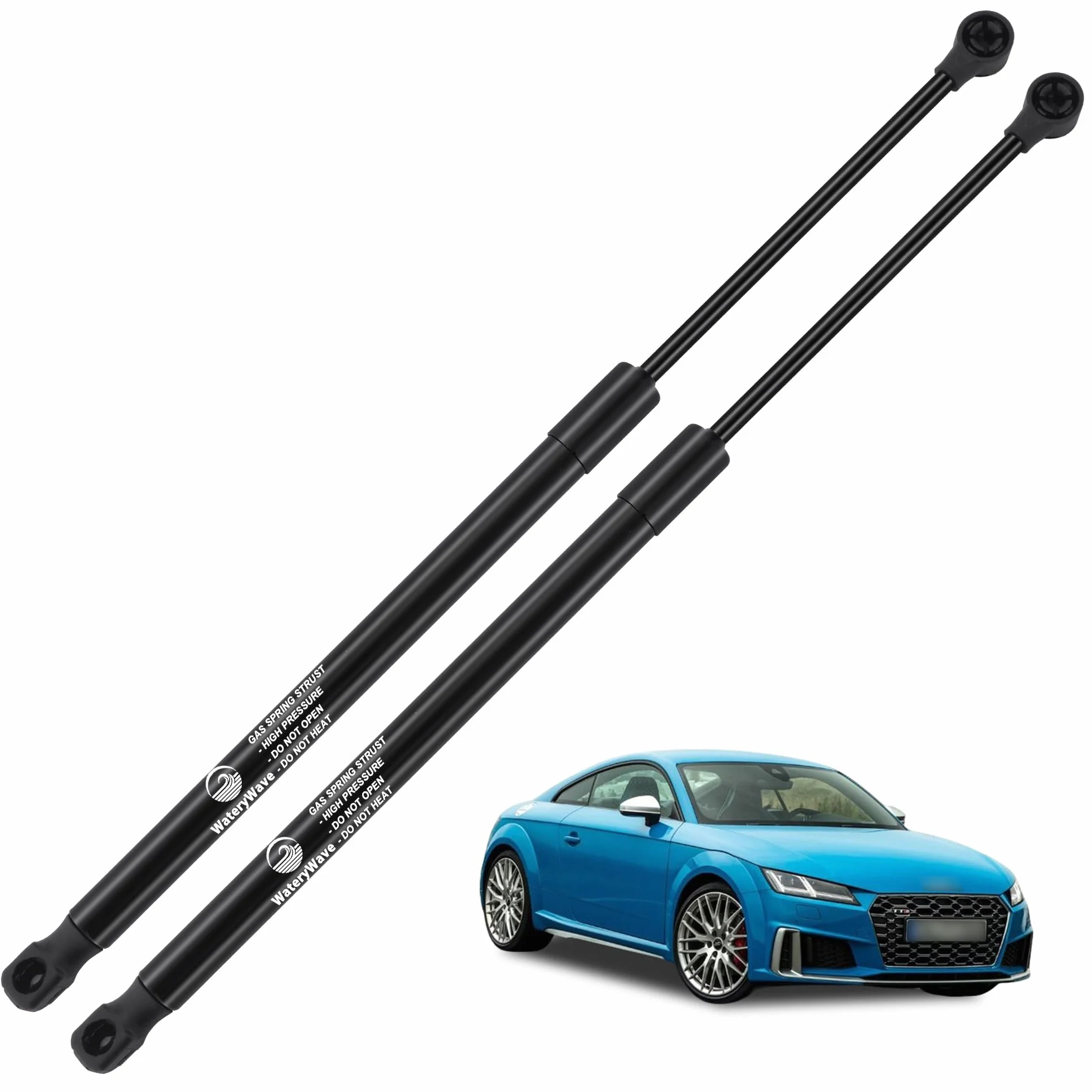 2X Pistoni Portellone Posteriore per Audi TT FV3 1.8L 2.0L Coupe 2014-2019 per Audi TT Roadster FV9 2.5L Coupe 2016-2019 Molle a Gas 650N Ammortizzatori Posteriori per#8S8827552A, 8S8827552