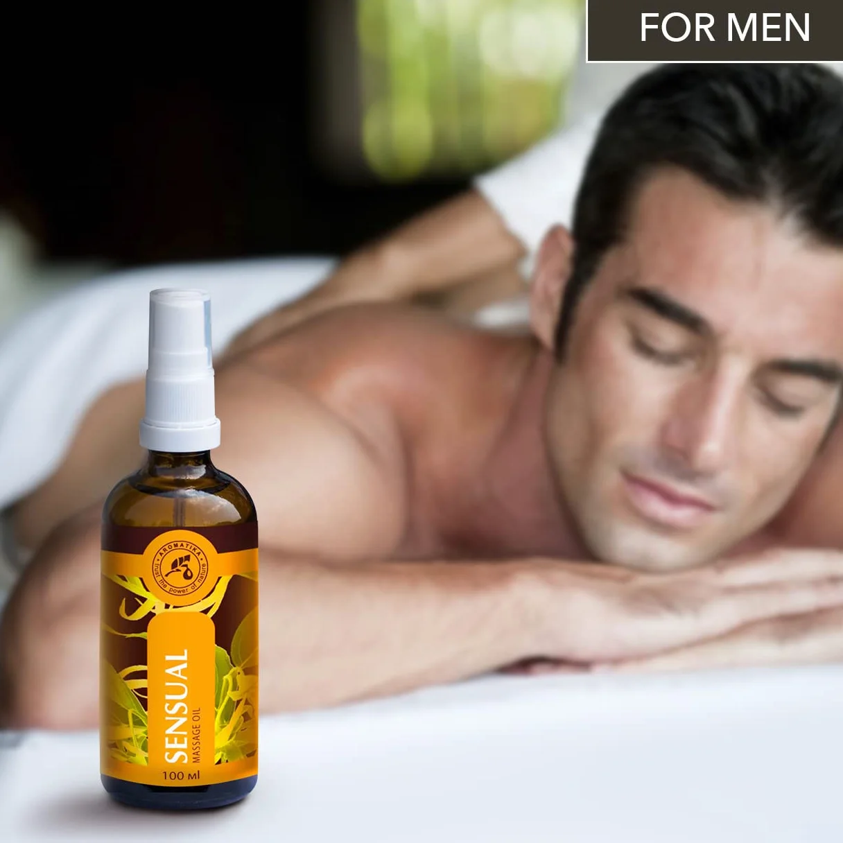 Olio per Massaggi Sensibile 100ml - Olio Essenziale Naturale - Cosmetici Naturali