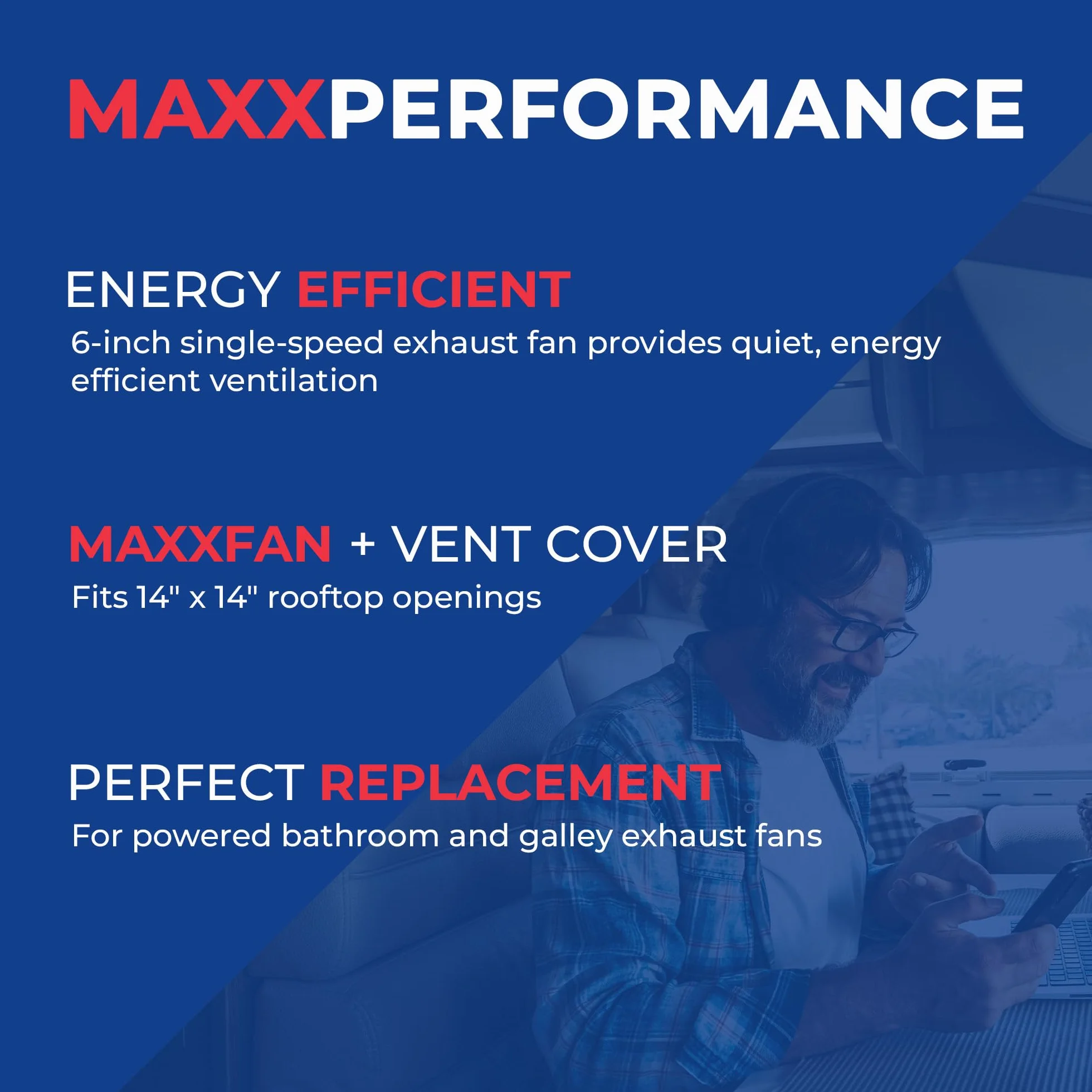 Maxx Air MAXXAIR Vent Corp 00-003851 Mini grille d'aération Noir 35,6 cm