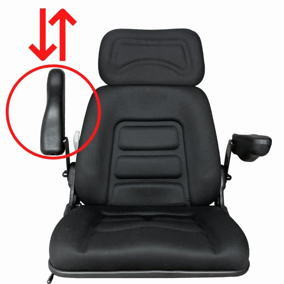 KlaraSeats, sedile di guida, per macchine agricole, in tessuto, di colore nero …