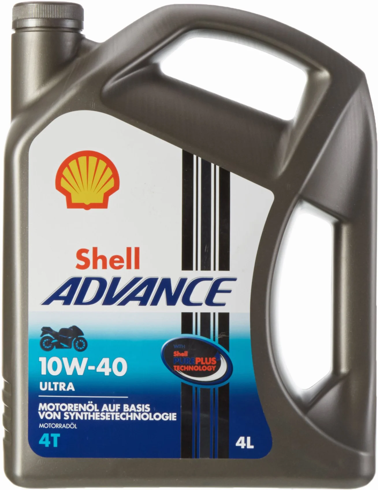Shell Advance Ultra 4T 10 W-40 – Tanica da 4 Litri