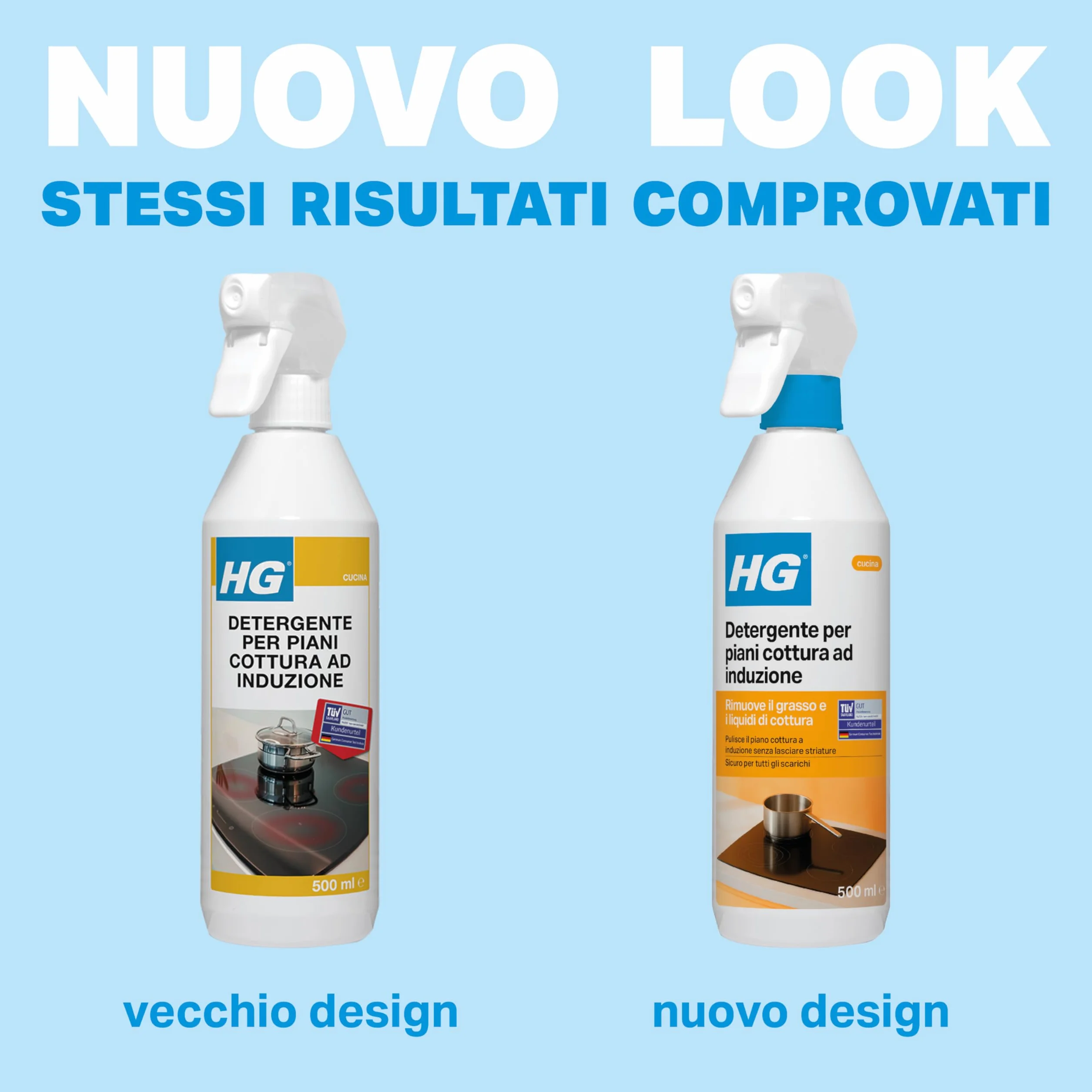 HG Detergente Piani Cottura Vetroceramica Gas 500 ml