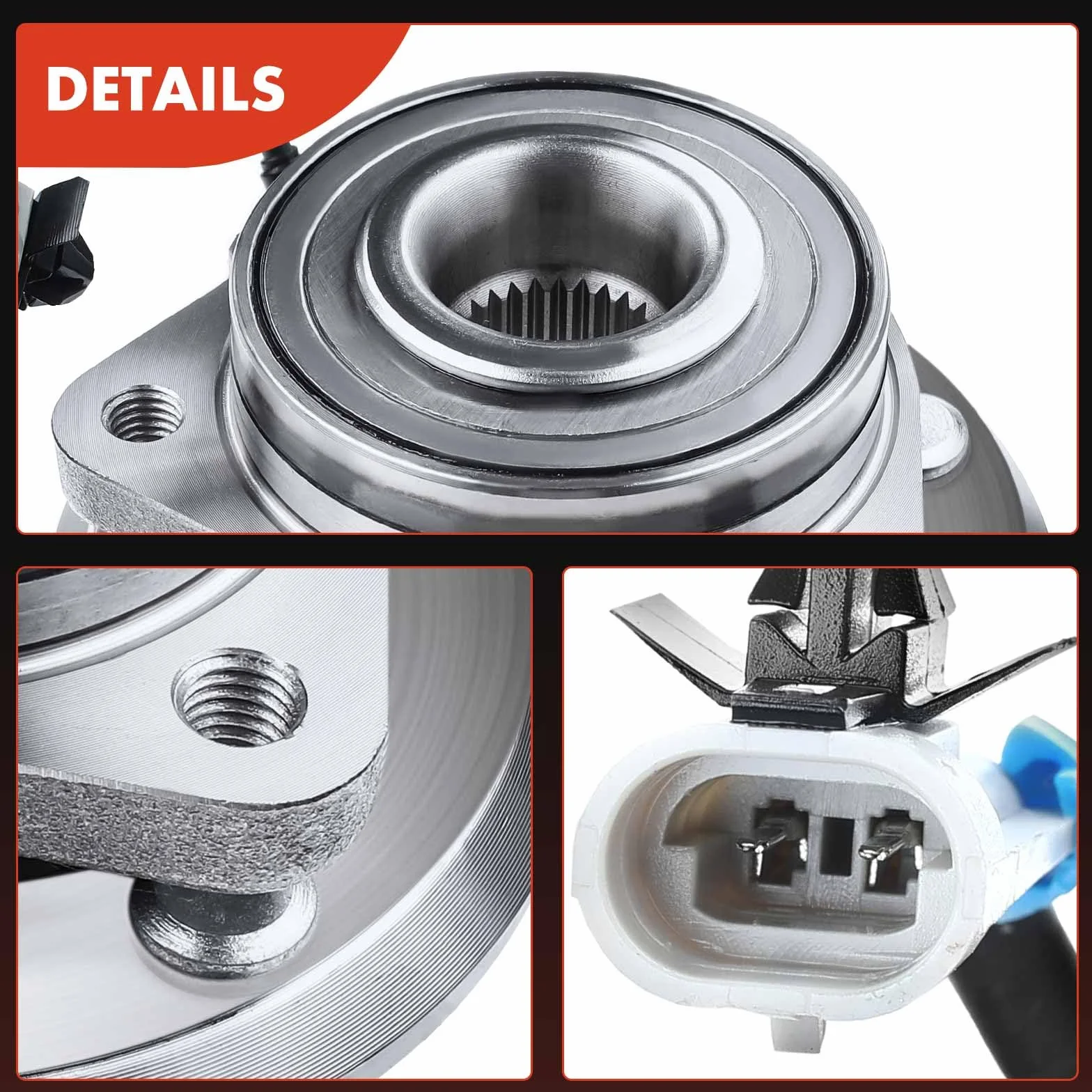 Frankberg 1 set di cuscinetti ruota per asse anteriore, compatibile con Captiva C100 C140 Antara L07 2.0L-3.2L SUV 2006-2010 25903358