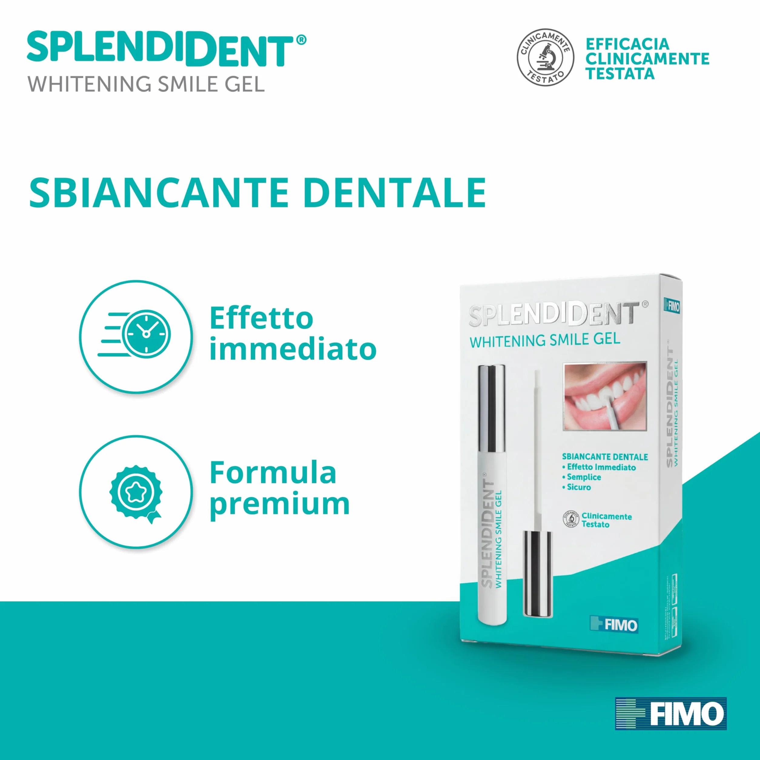 Gel sbiancante dentale z PAP, aplikacja precyzyjna