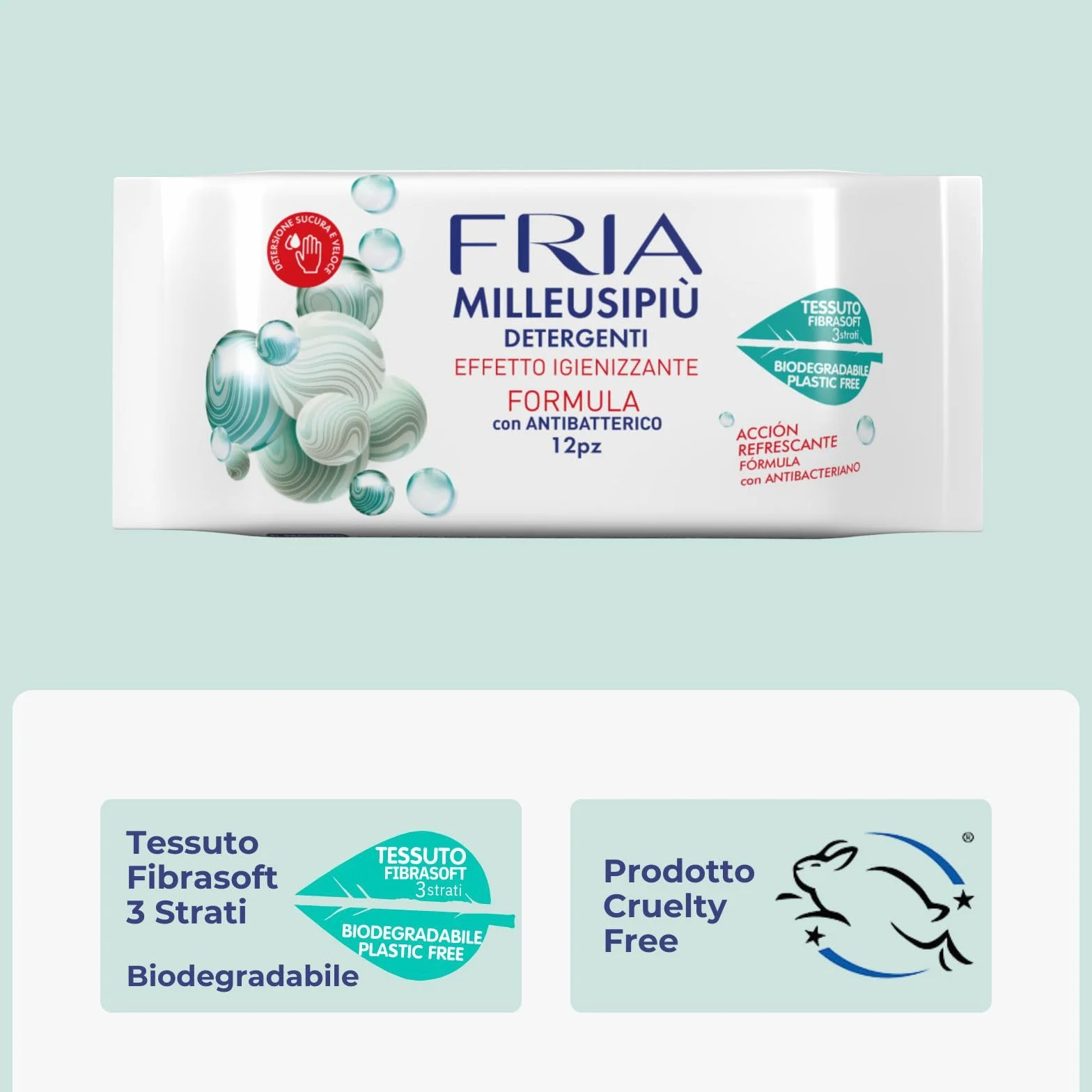 SALV.MILLEUSI 12PZ Salv.Igienizzante
