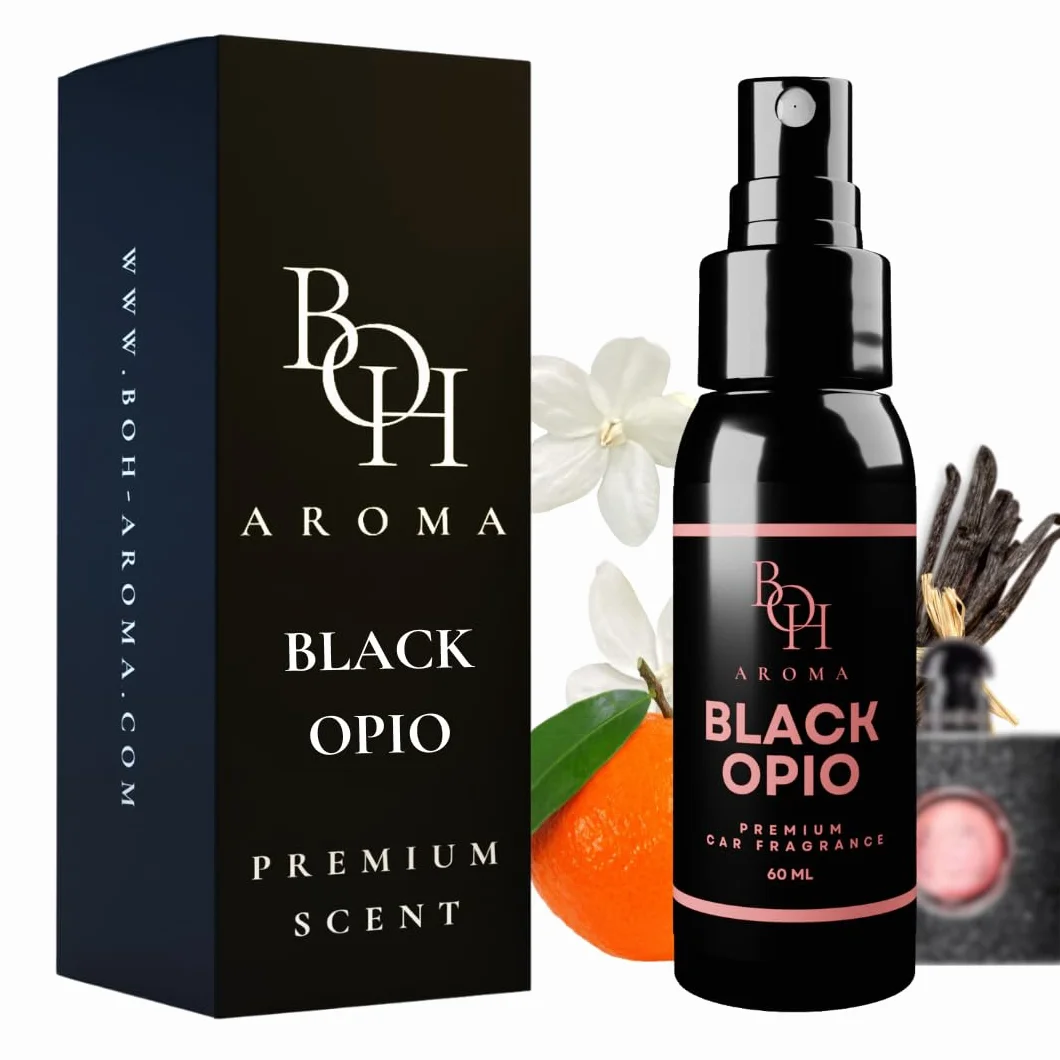 Black Opio Profumo per Auto Deodorante per Interni 60ml
