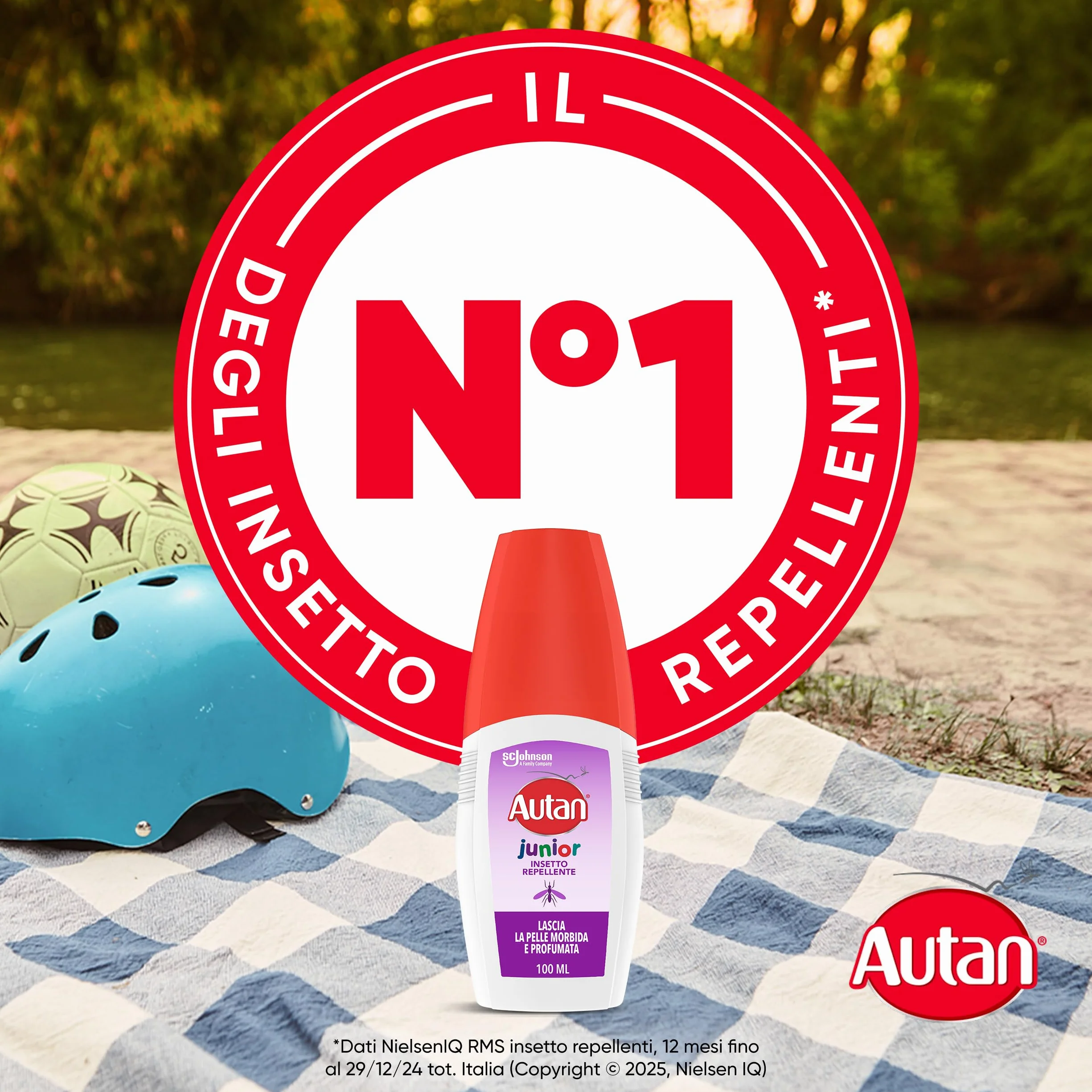 Autan Junior Vapo Spray Antizanzare Repellente Zanzare 100ml Protezione 4 ore Bambini 2+