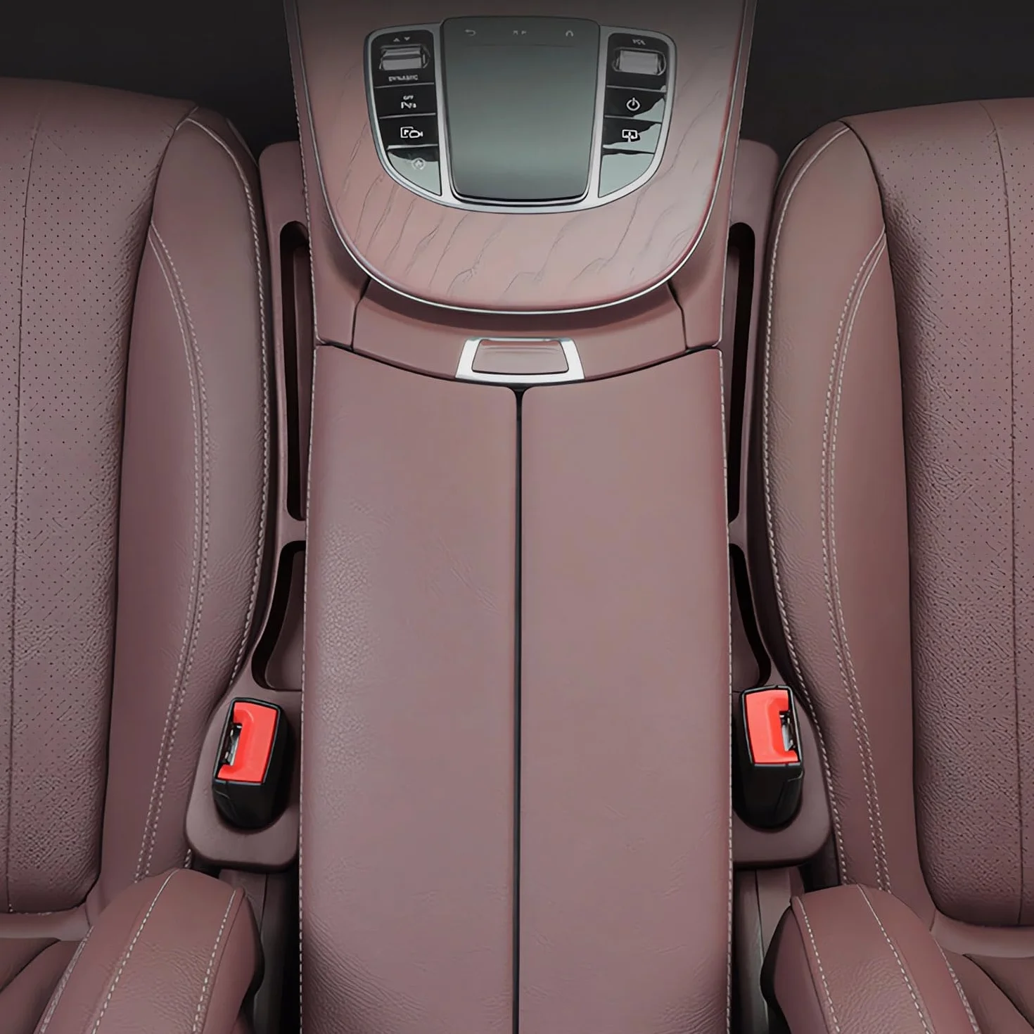 2 Pezzi Auto Riempitivo per Sedili (4 Pezzi Ganci per Auto) Car Seat Gap Strips, Riempitivo per Auto Adatto alla Maggior Parte dei Modelli di SUV Accessori per Camion.