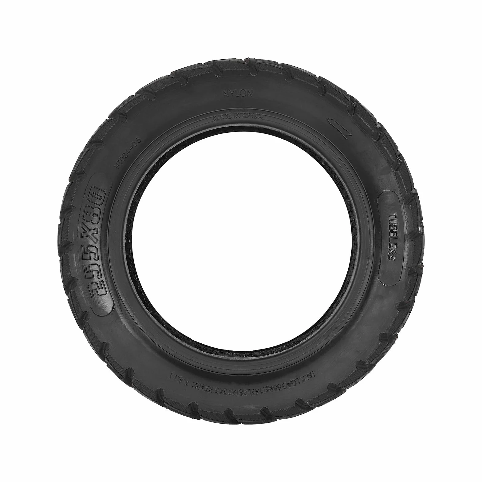 Pneumatici tubeless da fuoristrada 255 x 80, pneumatici di ricambio da 10 pollici/254 mm per monopattino elettrico Zero 10X, pneumatici anteriori e posteriori di ricambio super larghi