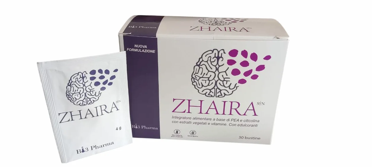 Zhaira Syn Wellpea integratore memoria Colina PEA Acmella Bacopa Vit.D fosfoserina 30 bustine 4g