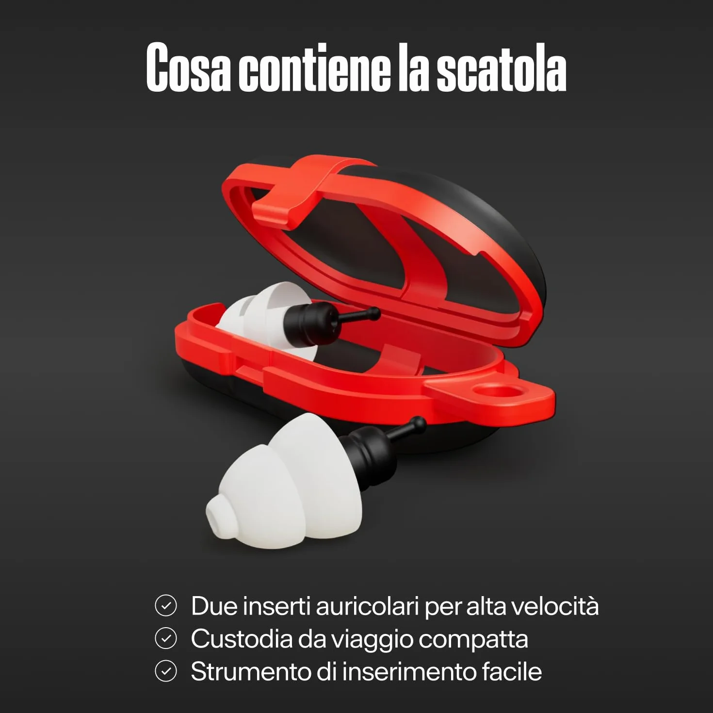 Alpine MotoSafe Tour Tappi per Orecchie da Gara ed Escursioni – Riutilizzabili