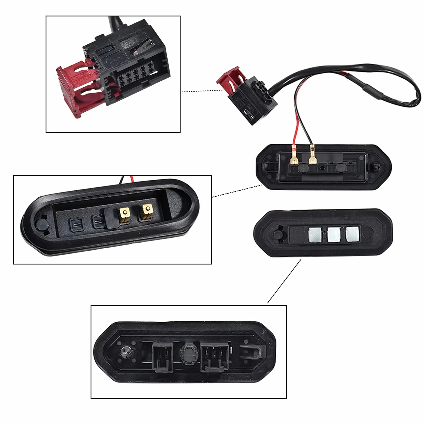 Interruttore di contatto scorrevole per porta scorrevole laterale compatibile con Ducato III Citroen Jumper Boxer 1348483080