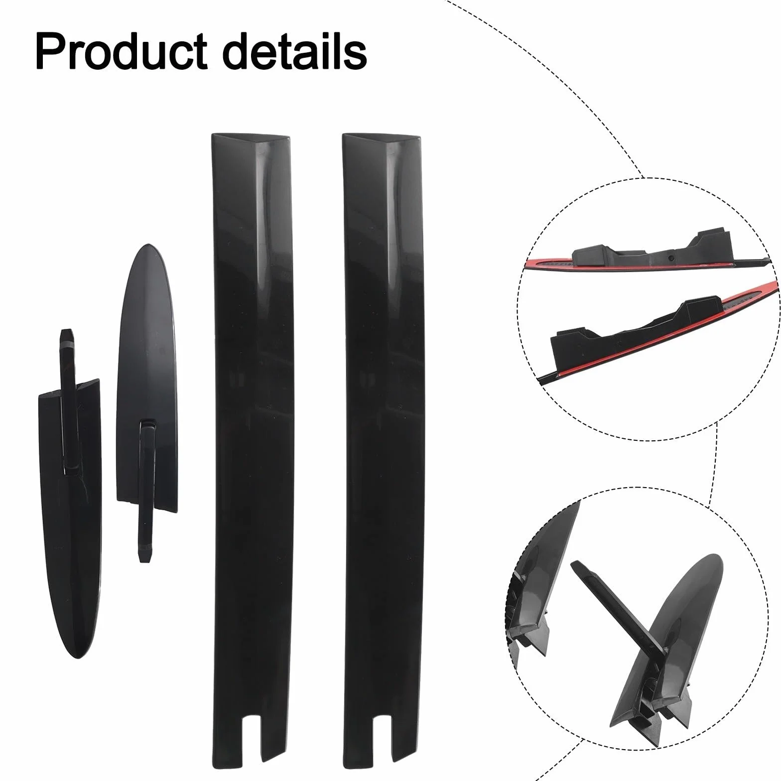 Copertura per cerniera superiore per BMW E93 F33 F83 per M3 335i, ricambio per tettuccio convertibile, modanatura esterna in plastica, set da 4 pezzi