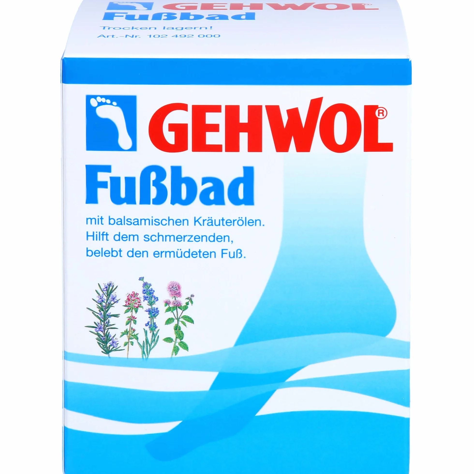 Gehwol Pediluvio bustina, 10 x 20g