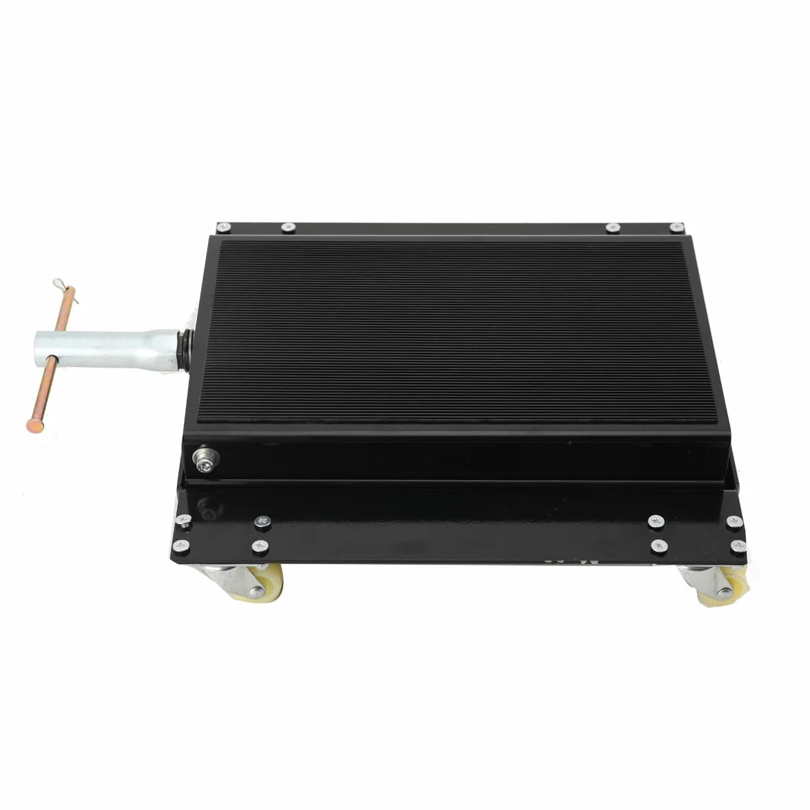 Ponte Sollevatore Moto 0,5T Altezza Regolabile 120-390mm Pieghevole con Ruote