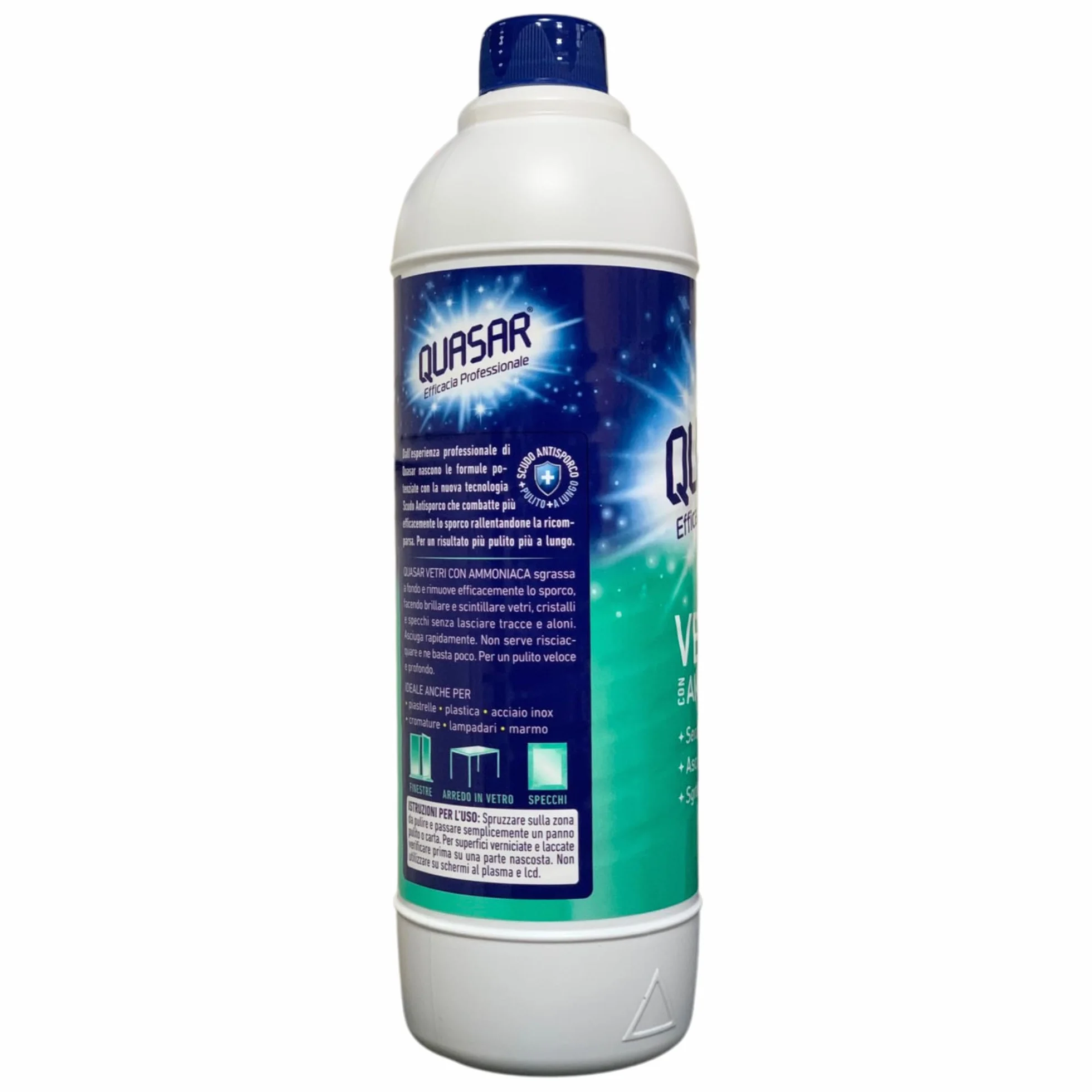 Ipershop Express Quasar Set Vetri con Ammoniaca 580 ml + Ricarica 580 ml