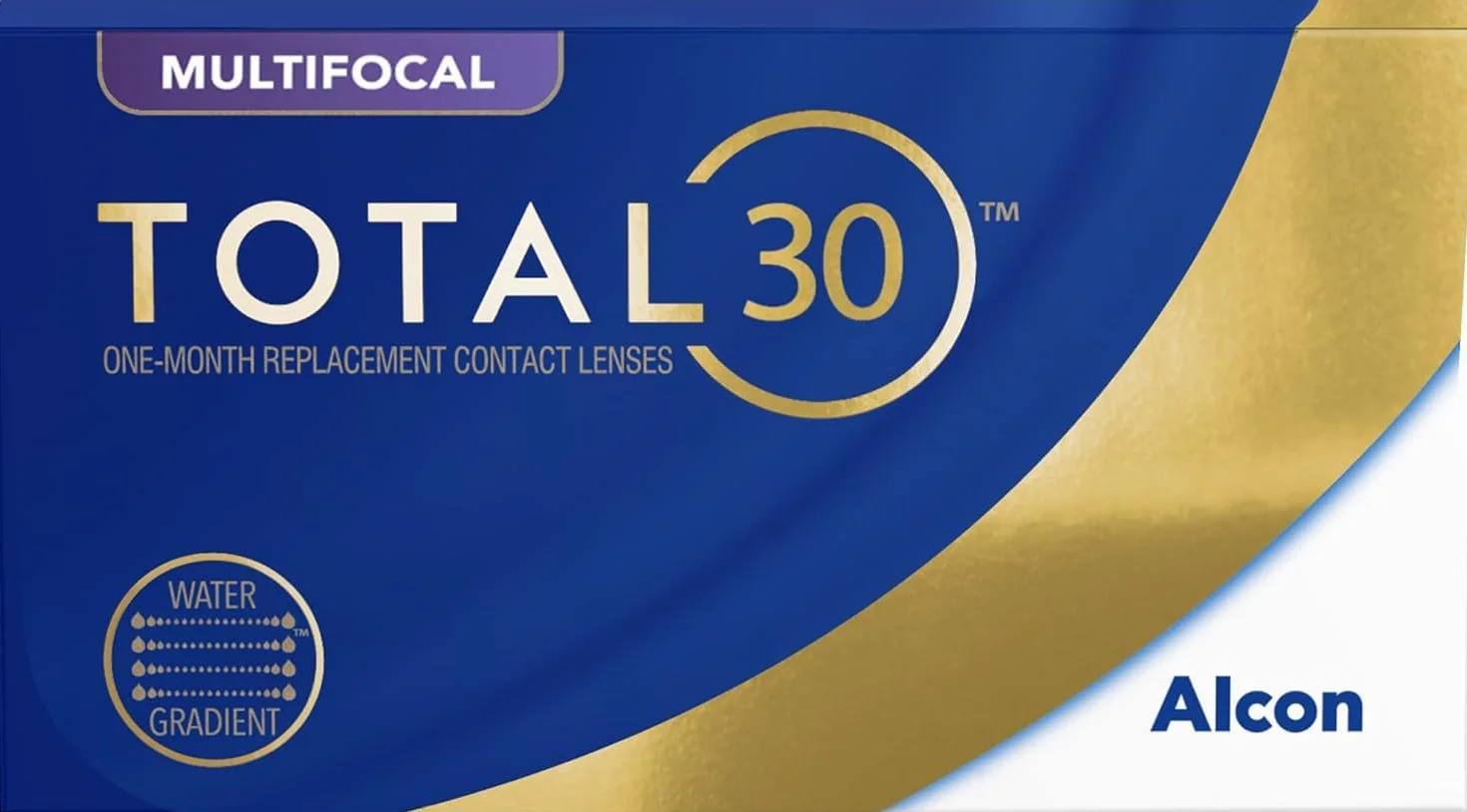 TOTAL30 Multifocal lenti a contatto mensili 6 lenti BC 8.4 DIA 14.2 ADD MED -07.50
