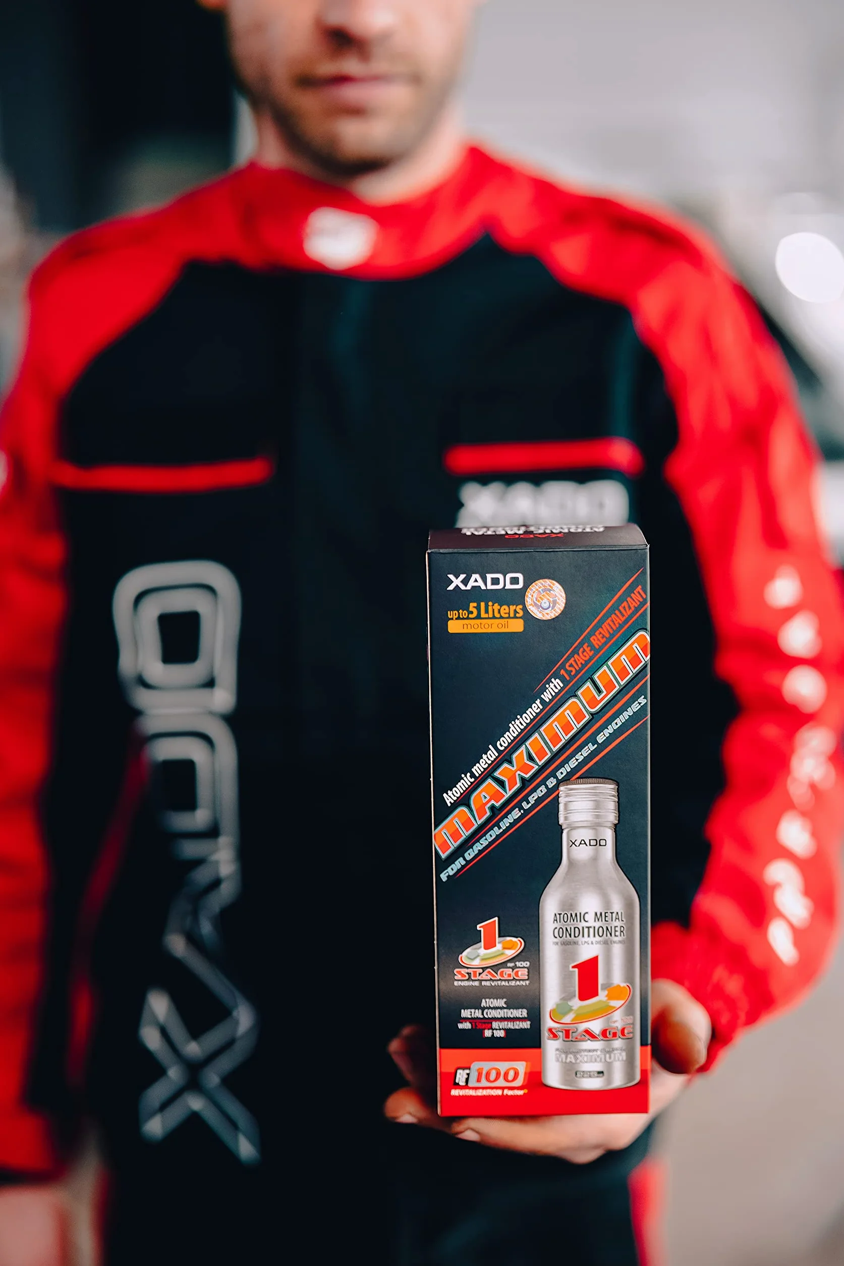 XADO Additivo olio motore riparazione protezione usura Condizionatore Atomico Metallo Revitalizant 1Stage Maximum 225ml