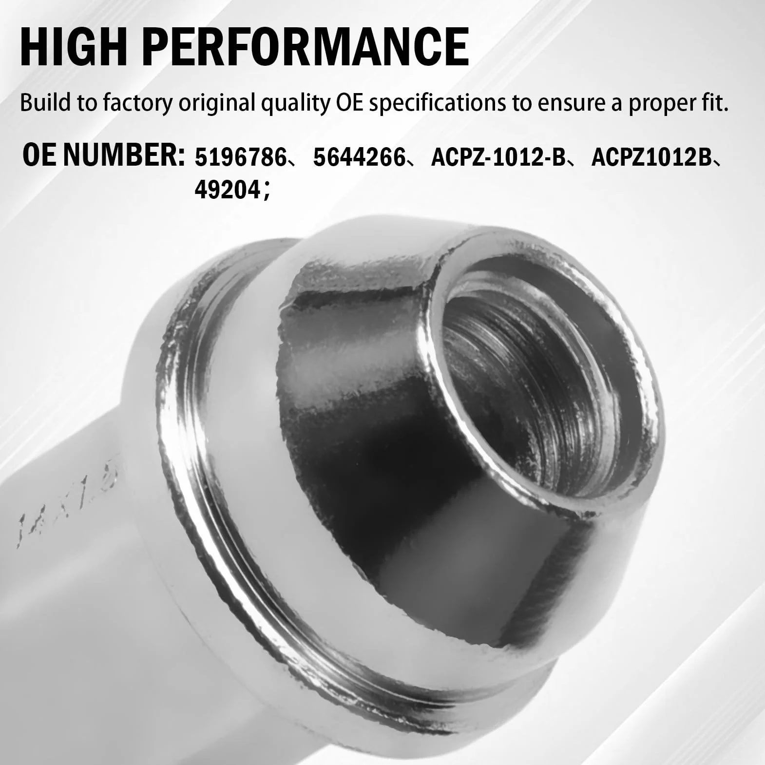 Set di 20 punte per ruota in acciaio inox M14 x 1,5 per Tourneo Transit Custom V362 V363 Bus Kasten. 5196786, 5644266, ACPZ-1012-B