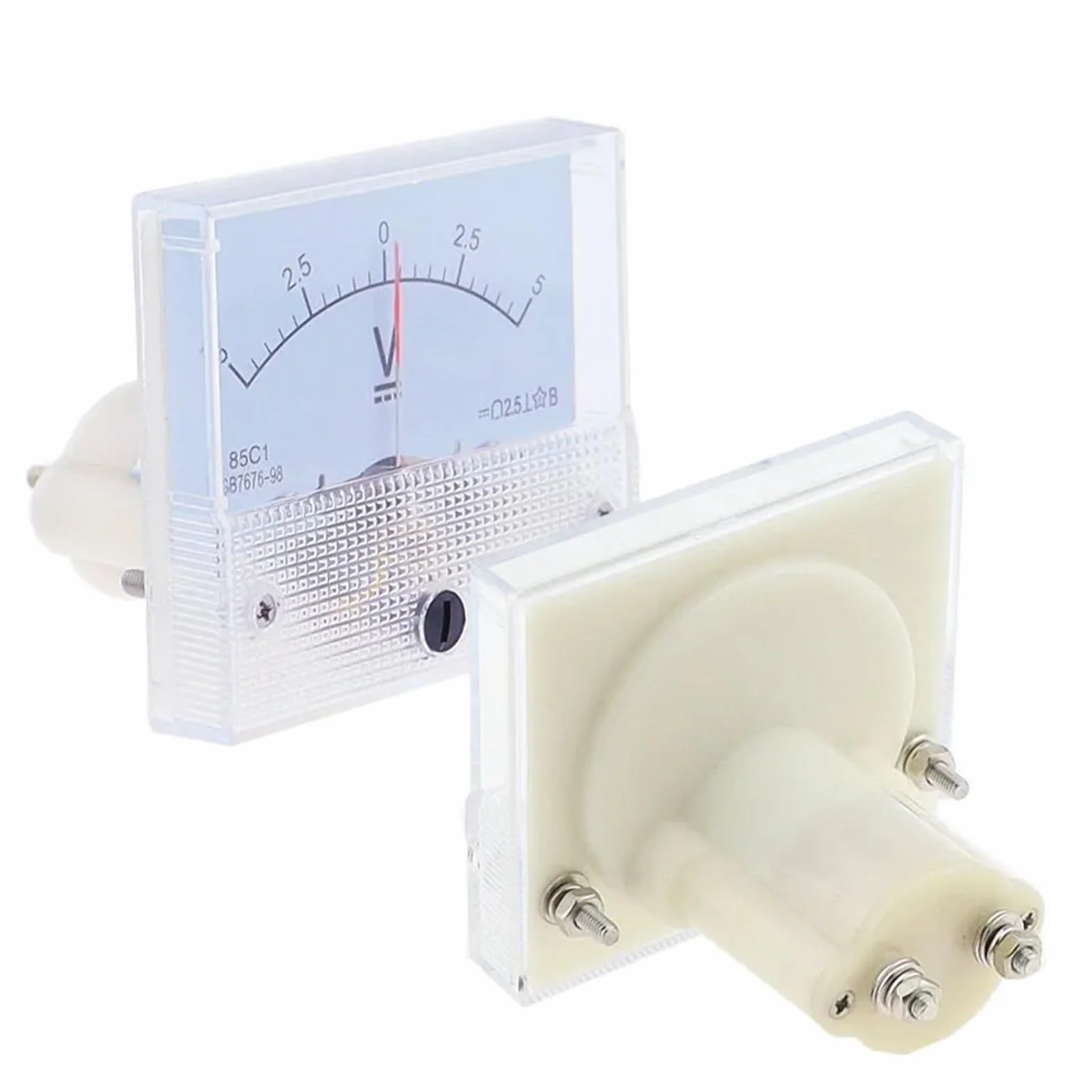 amperometro 85C1-V Voltmetro a puntatore CC positivo e negativo 5V10V15V20V30V50V100V150V250V Misuratore a puntatore bidirezionale(30V -0-30V)