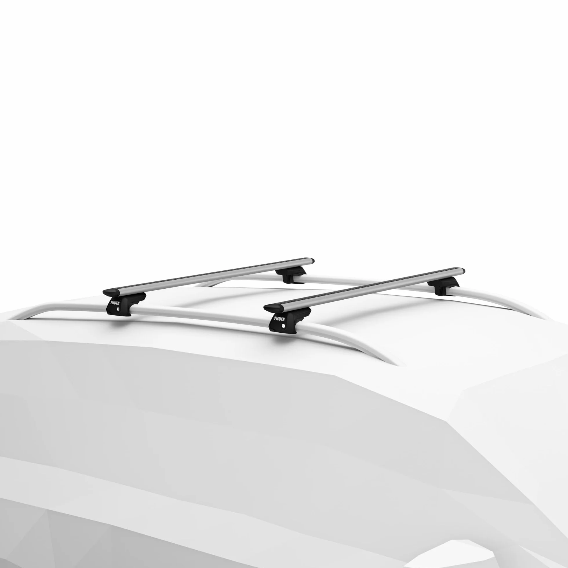 Thule Evo Raised Rail Piede Per Veicoli Confezione Da 4 Nero Black, One-Size