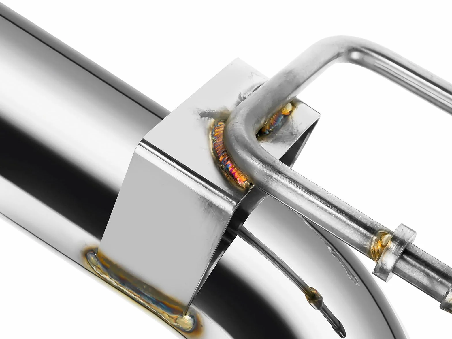 fmic.eu PERFORMANCE Downpipe per VOLKSWAGEN Scirocco 2.0 TSI Mk3 2009-2016 tubo di scarico Acciaio inossidabile Auto Tubo Scarico