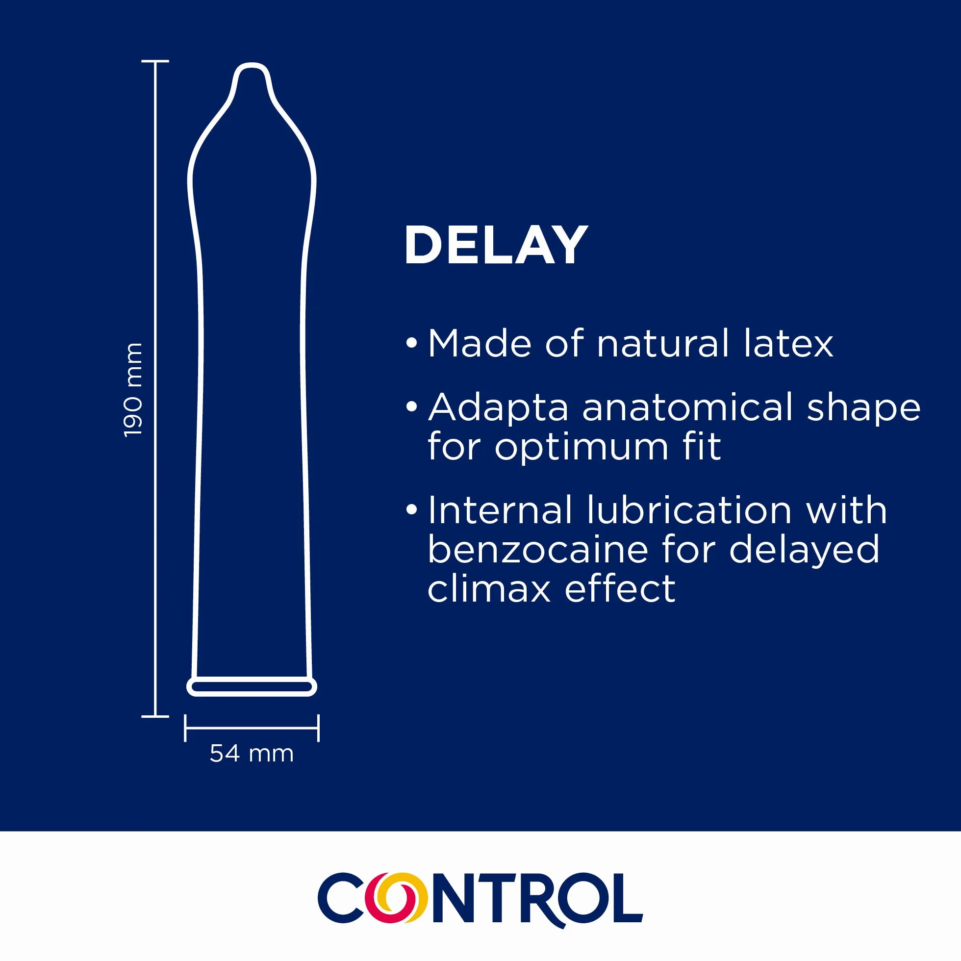 Control Retard Preservativi Ritardanti 24 Profilattici