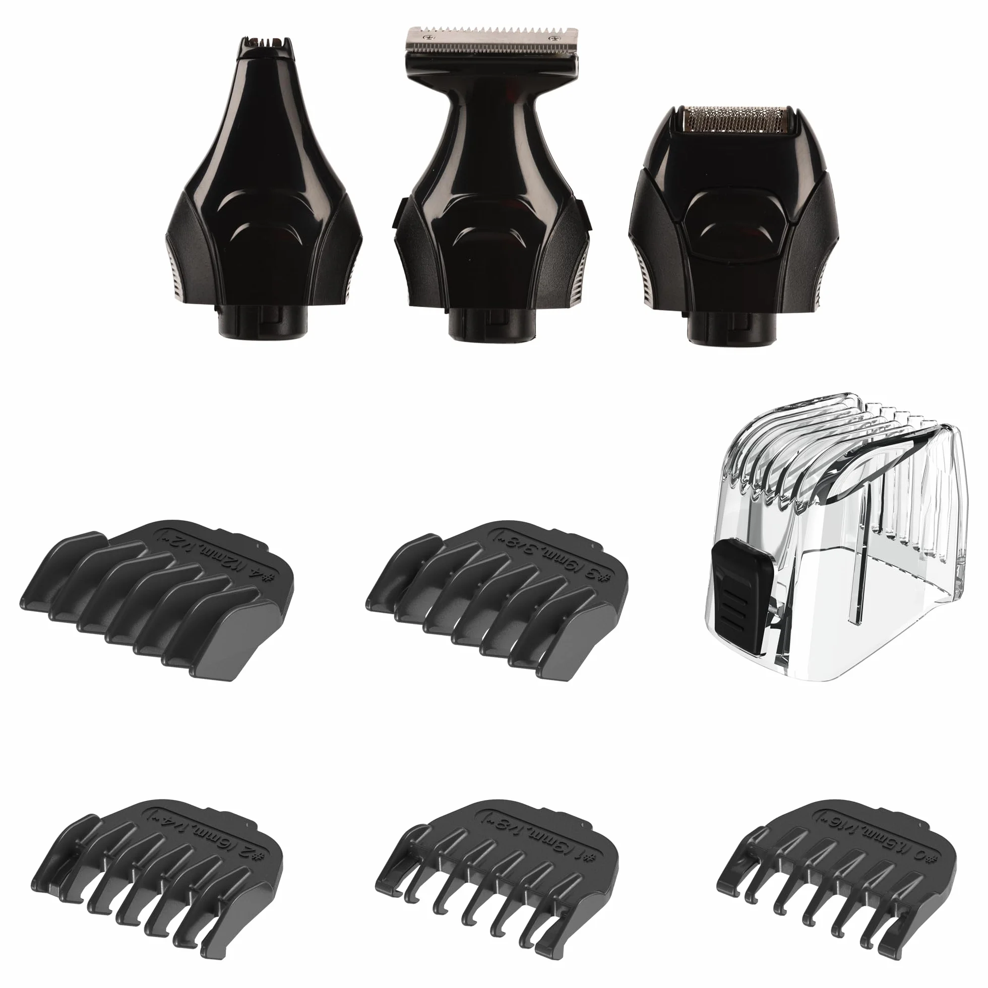 Remington Personal Groomer Edge PG6030 Rasoio Elettrico Multiuso 4 Testine Rimovibili