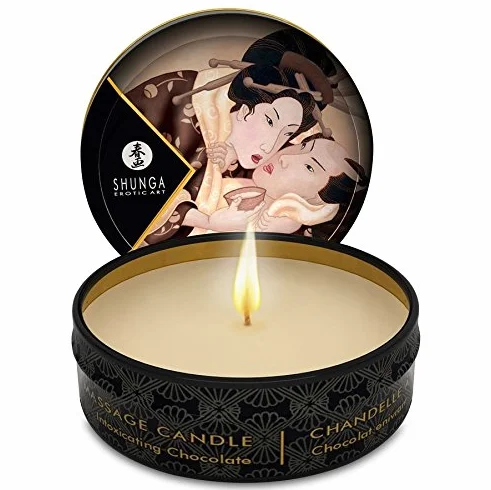 MINI SHUNGA CAREZZA CIOCCOLATO CANDELA MASSAGGIO 30ML