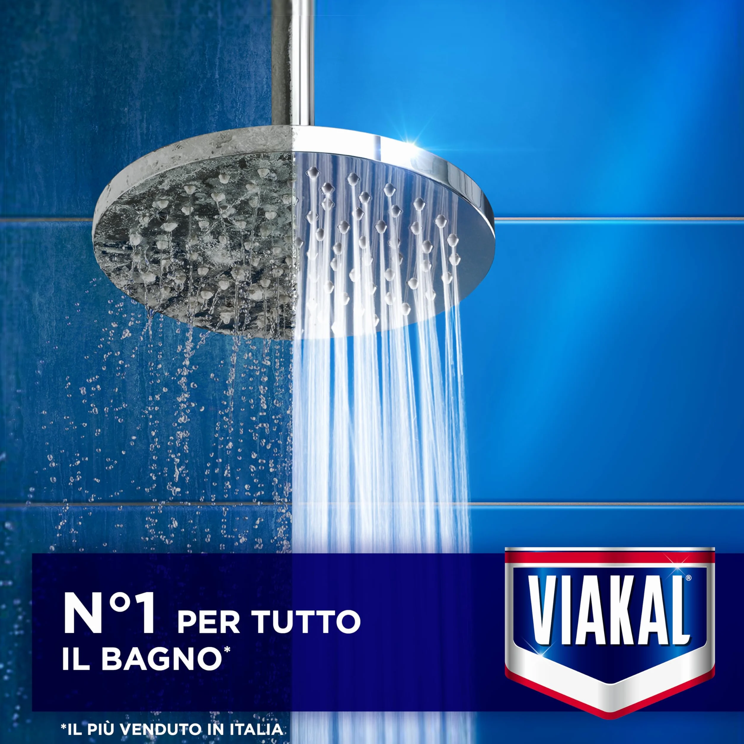 Viakal Spray Anticalcare XXL 800ml Fresco Profumo Anti-Goccia