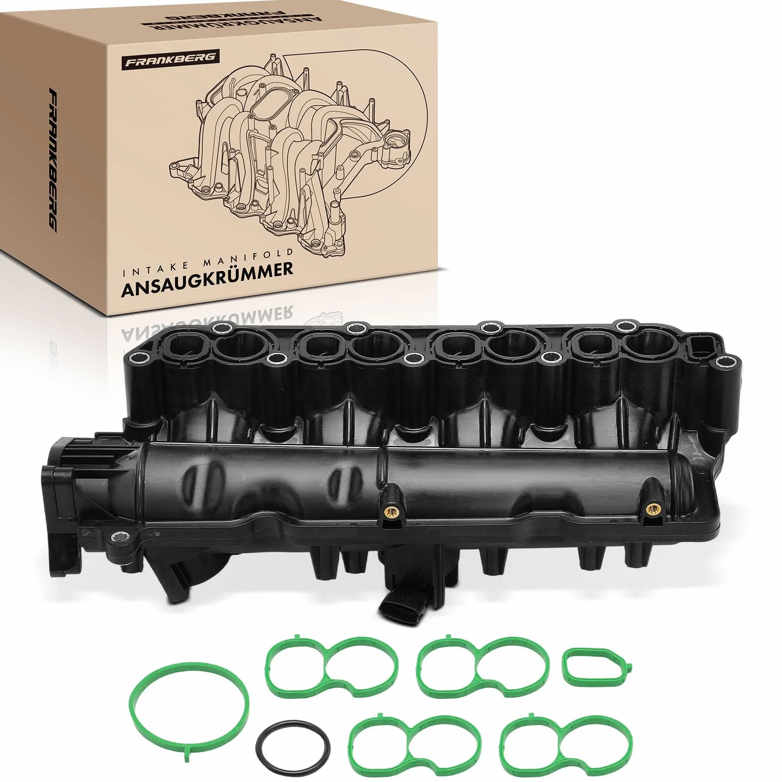 Frankberg Collettore di aspirazione Compatibile con Cono 955 1.6 JTDM Combo Tour X12 1.6 CDTi Bravo II 198 1.6 D MultiJet Grande Punto 199 1.6 D MultiJet Giulietta 940 1.6 JTDM 55231272