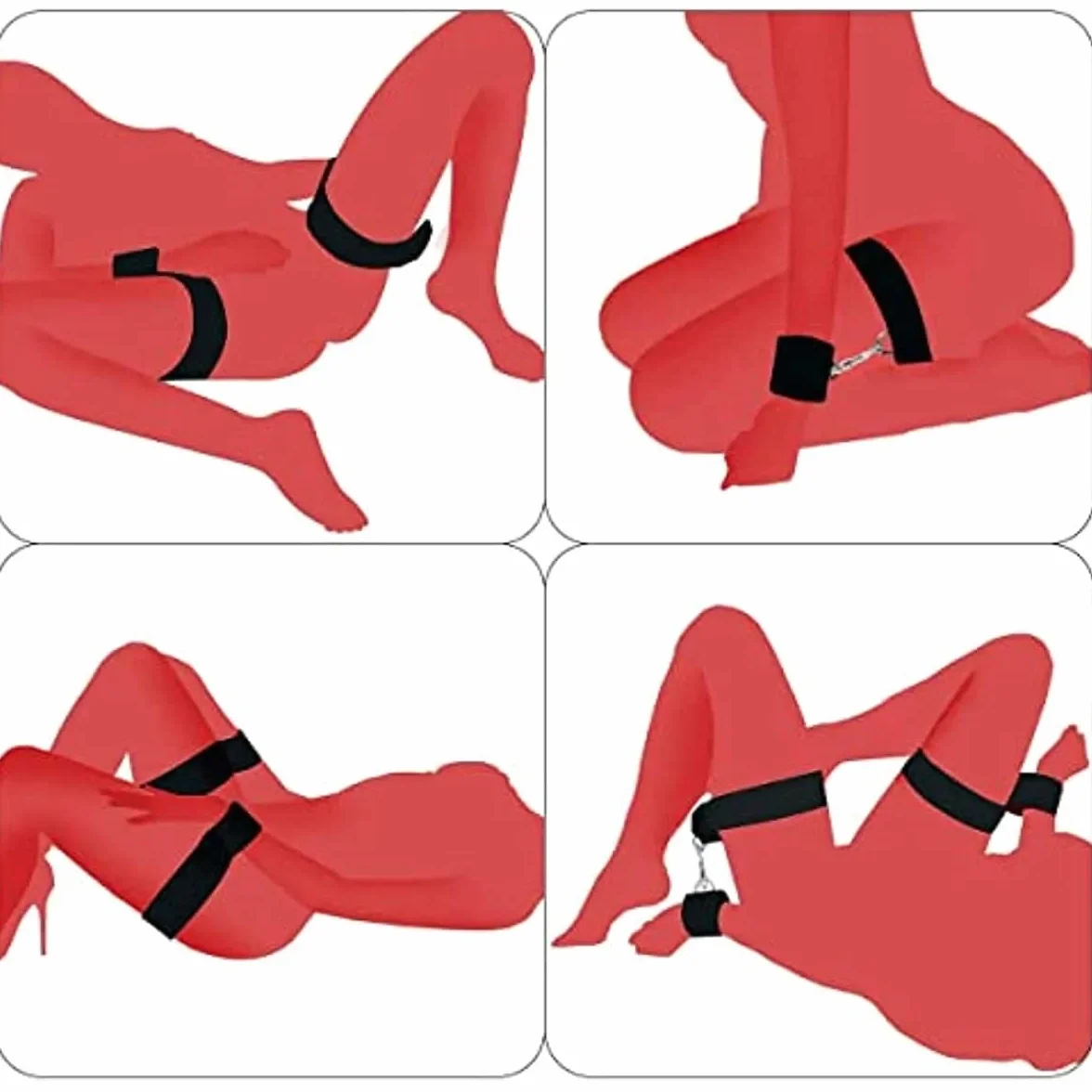B-D-S-M Sangle Yoga Epais Ręstrạints mẹnottes šę'x ạdulte