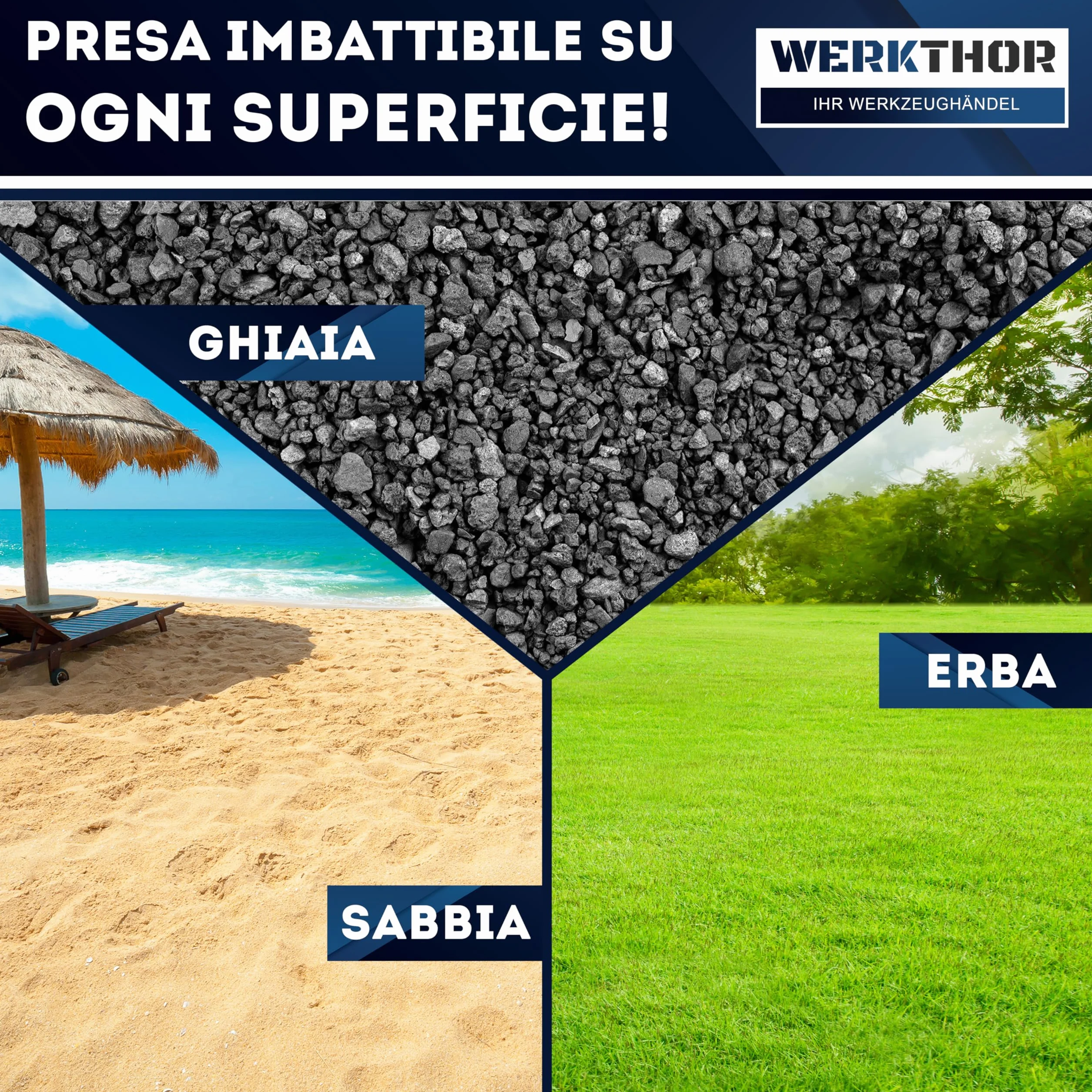 WERKTHOR Cunei per Camper [Nero Set 2 Pezzi] | Cunei Livellatori Camper fino 5T per Roulotte Van | Pedane Auto Sollevamento Resistenti Antiscivolo Ogni Superficie