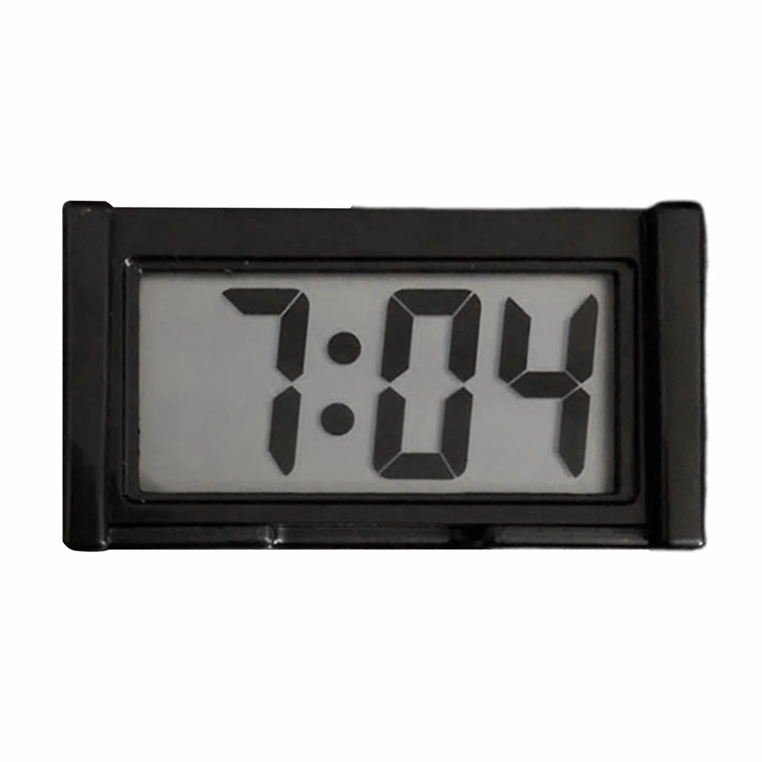 Orologio Per Auto, Struttura Leggera, 26 G, Mini Orologio Digitale Adesivo, Orologió Portatile Con Display 'ora Sul Cruscotto, Timer LCD Universale, Per Auto, Moto, Camion, Barca, Bici, Fr