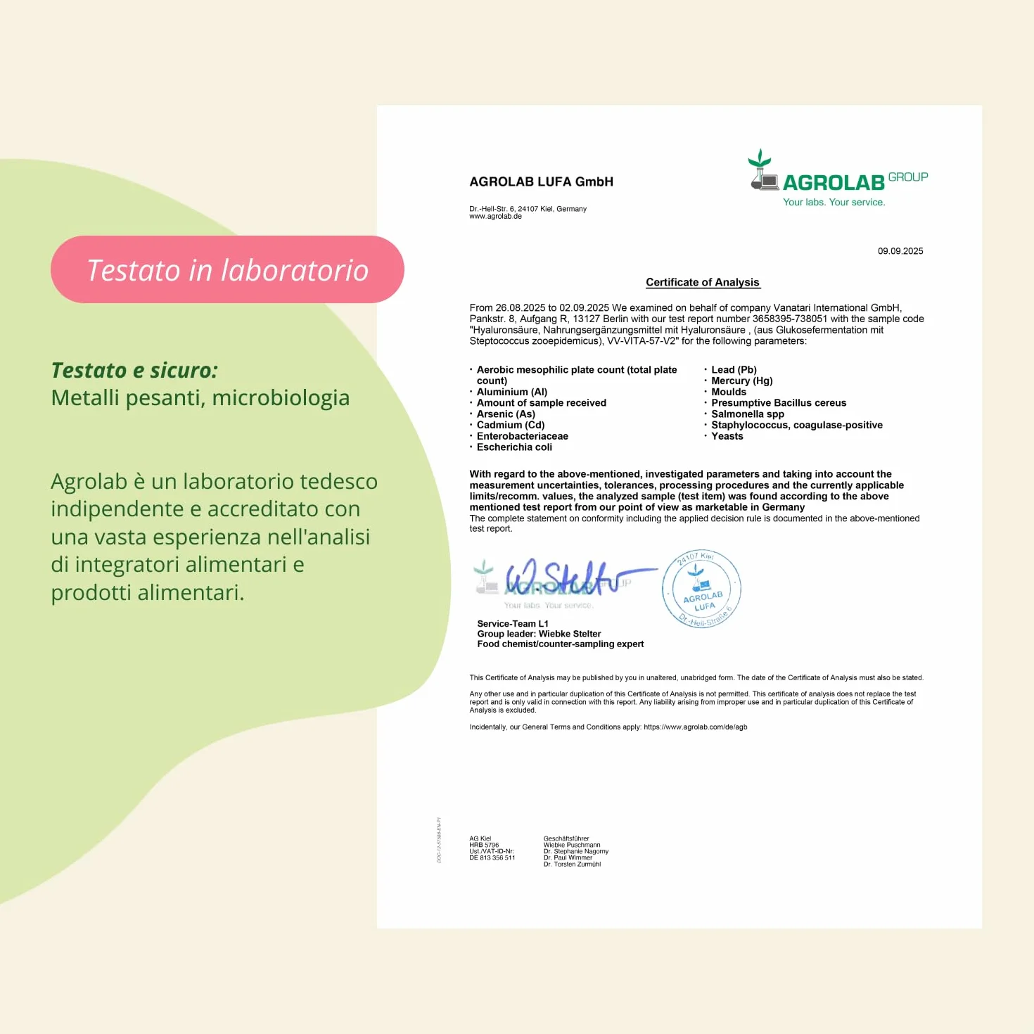 Vegavero® Acido Ialuronico Integratore 600 mg 800-1500 kDa 90 capsule Vegan Naturale
