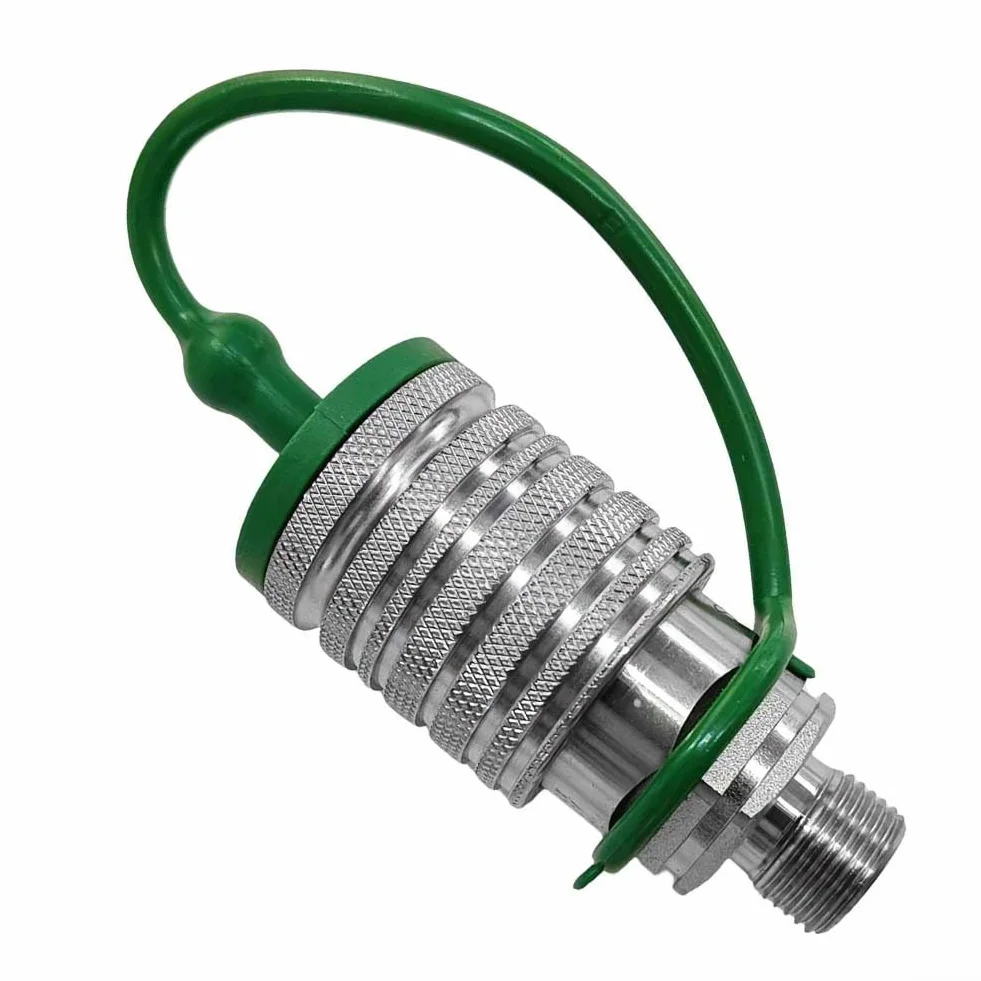 Presa idraulica dell'accoppiatore rapido AL172304 progettata per supporti idraulici ad alta pressione fino a 35MPa che soddisfano gli standard di sicurezza industriale per uso del trattore