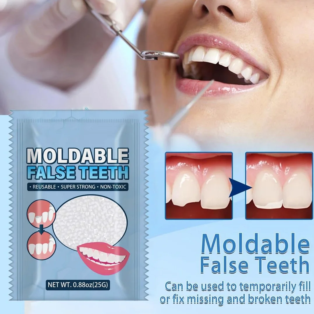 Dentiera Provvisoria Kit Riempimento Dente 25g
