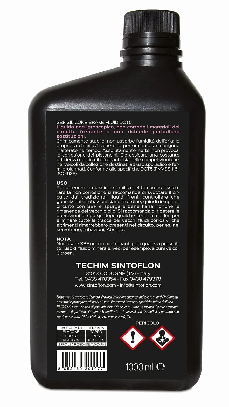 SILICONE BRAKE FLUID DOT5 1000 ml