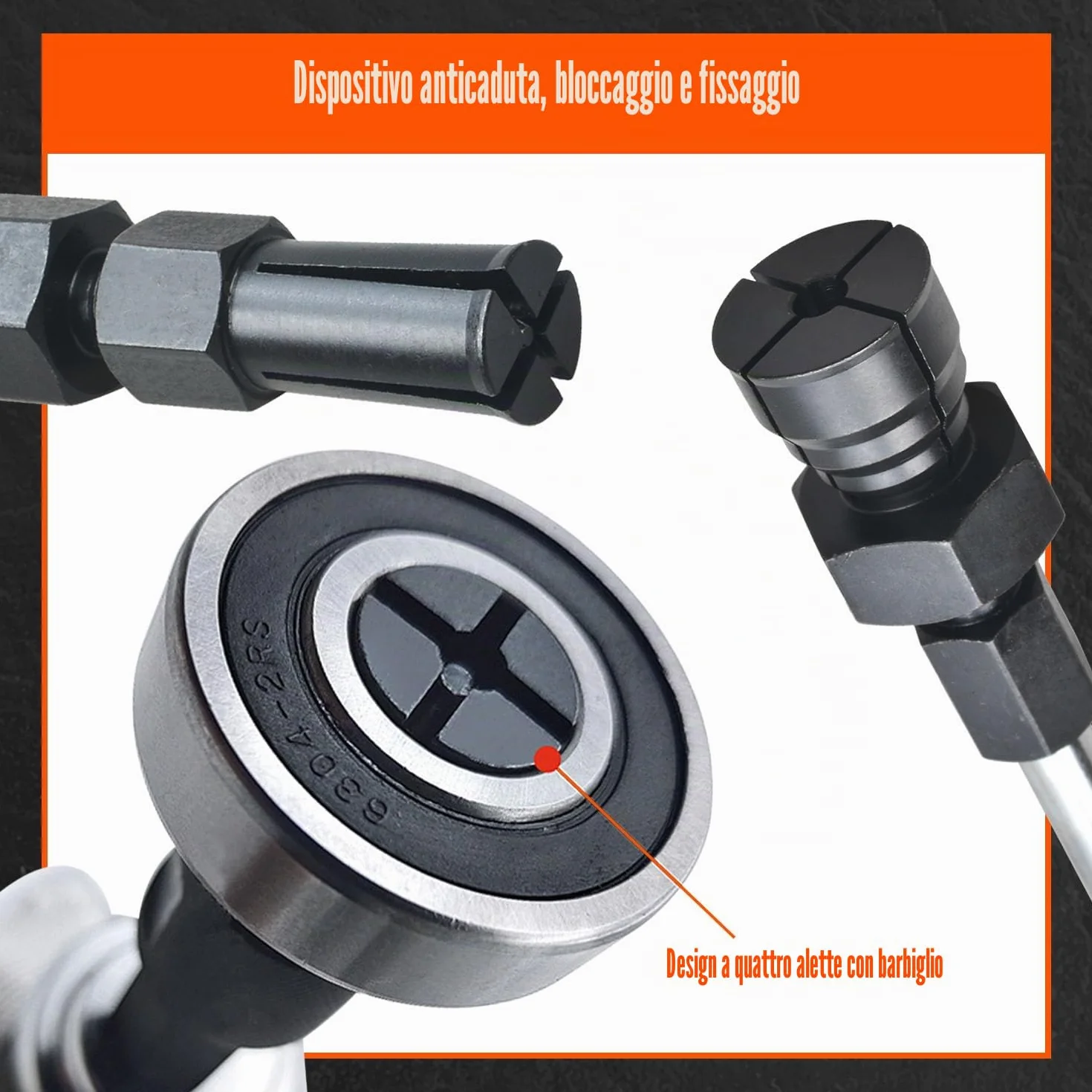 Kit di estrattori per cuscinetti interni per fori ciechi 8-32 mm con martello scorrevole e pinze espandibili 13 pezzi