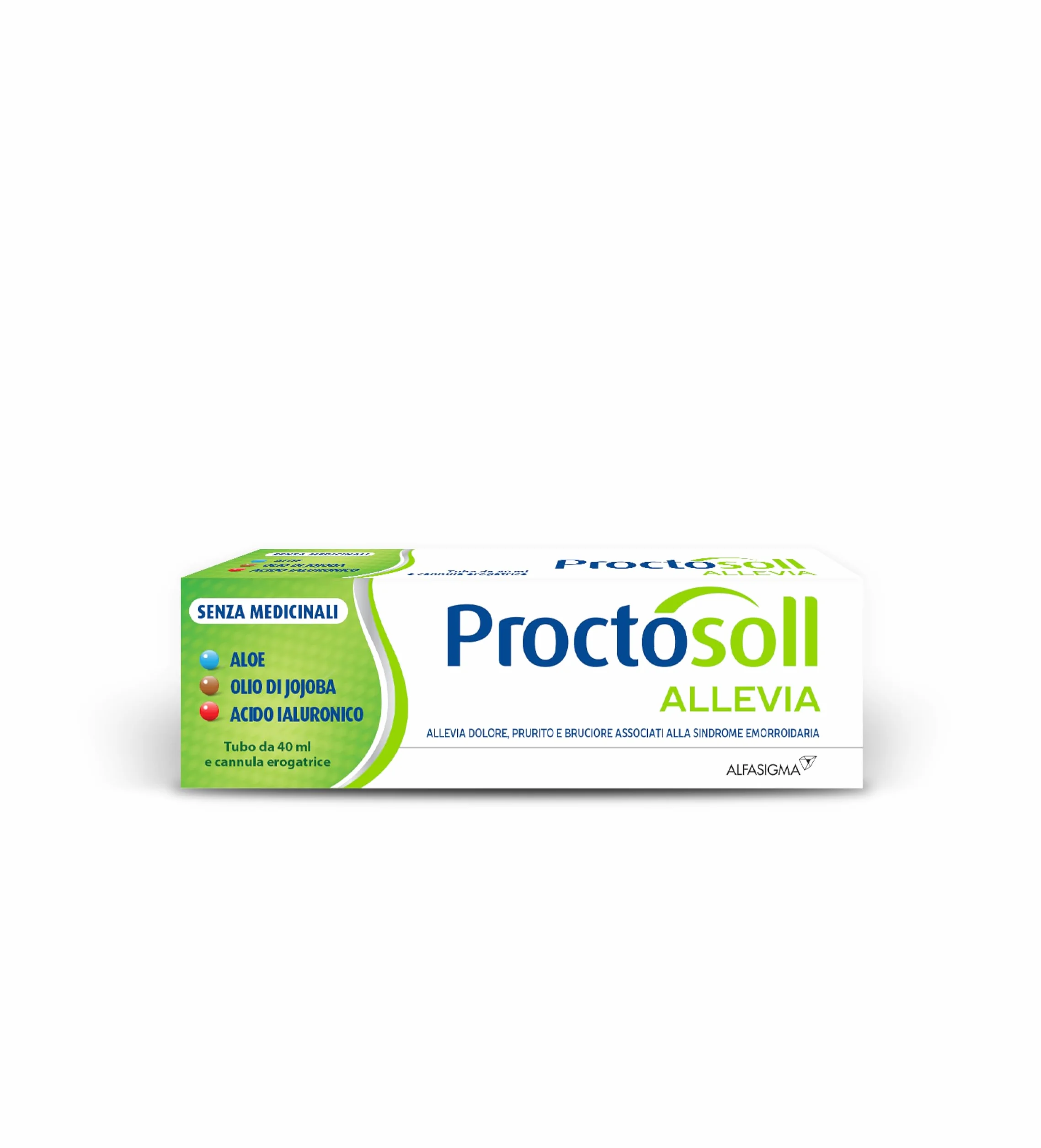 Proctosoll Allevia Dispositivo Medico Gel Trattamento Prevenzione Sindrome Emorroidaria 40ml